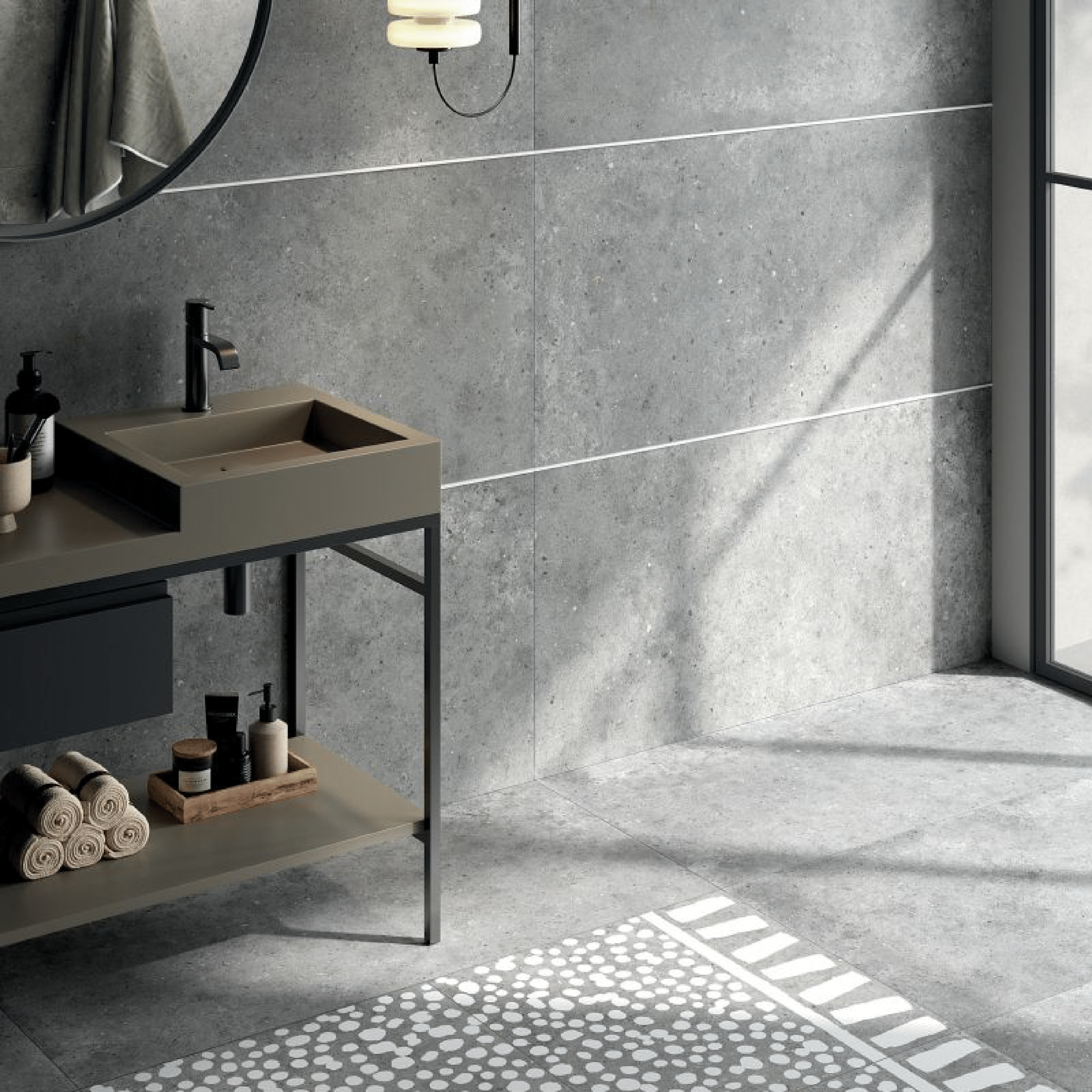 Abk Group Industrie Ceramiche Rettificato 60x120 Cm "Poetry Stone" Pirenei Grey