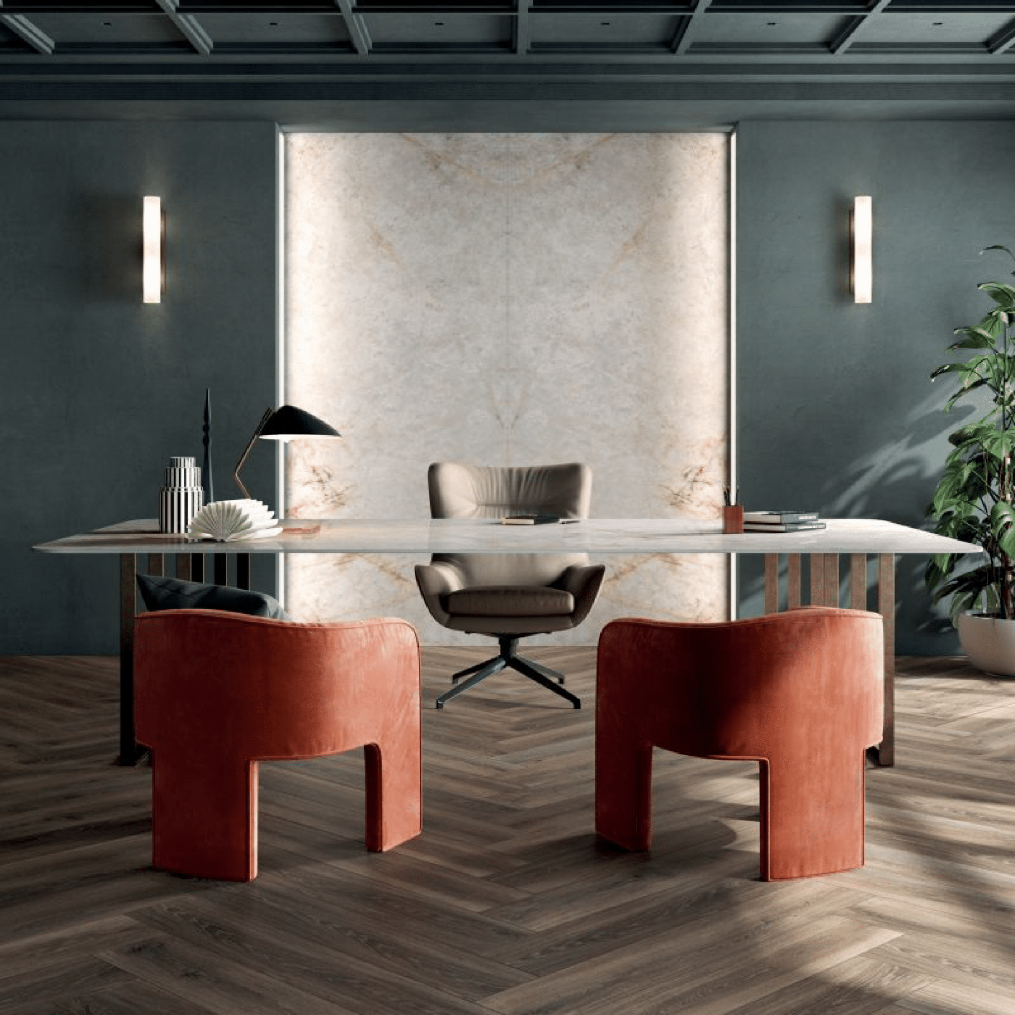 Abk Group Industrie Ceramiche Rettificato 20x120 Cm "Eco - chic" Avana - Dabicasa