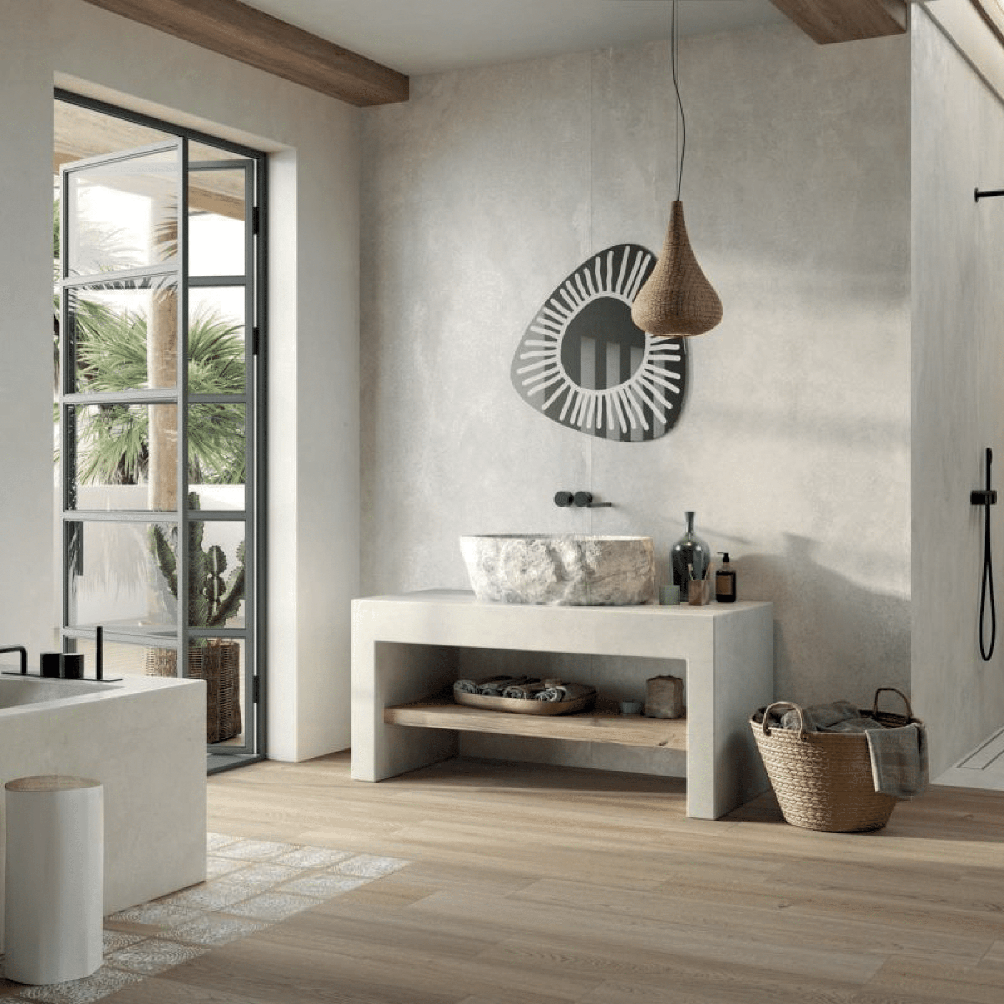 Abk Group Industrie Ceramiche Rettificato 20x120 Cm "Poetry Wood" Gold - Dabicasa