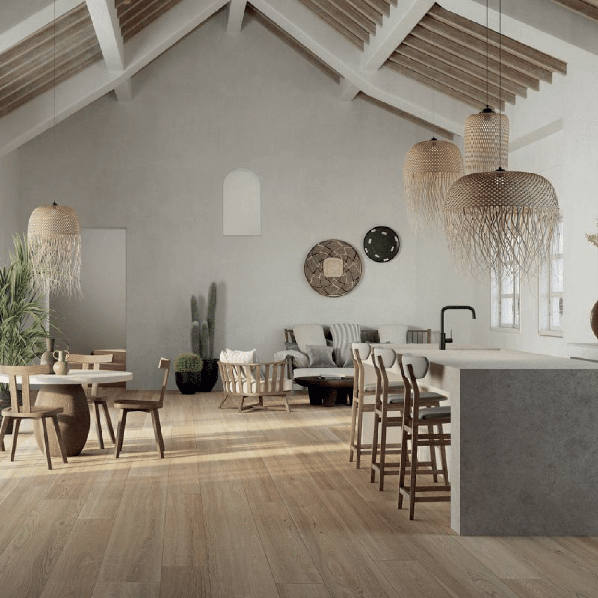 Abk Group Industrie Ceramiche Rettificato 20x120 Cm "Poetry Wood" Gold - Dabicasa