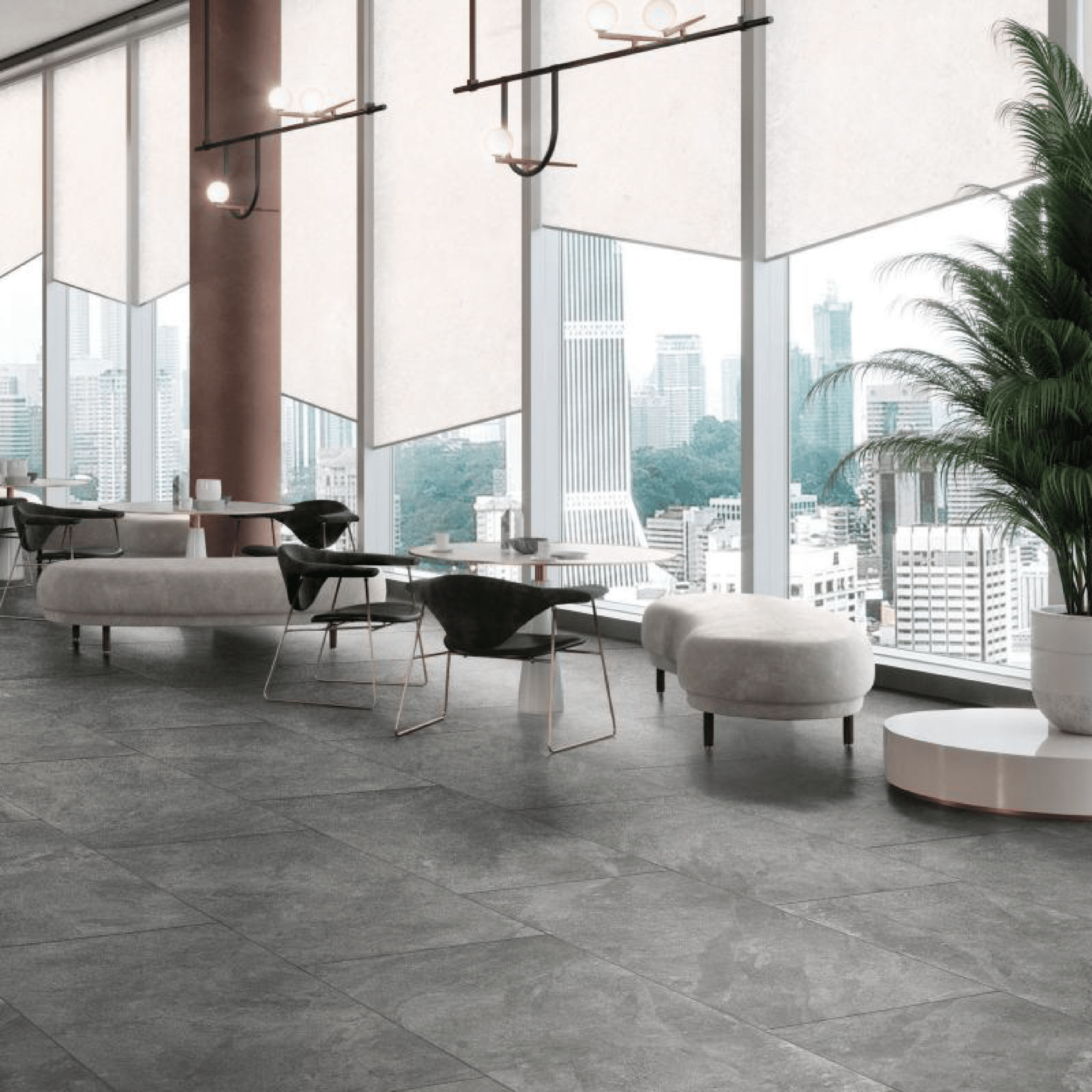 Abk Group Industrie Ceramiche Rettificato 60x120 Cm "Monolith" Fog - Dabicasa