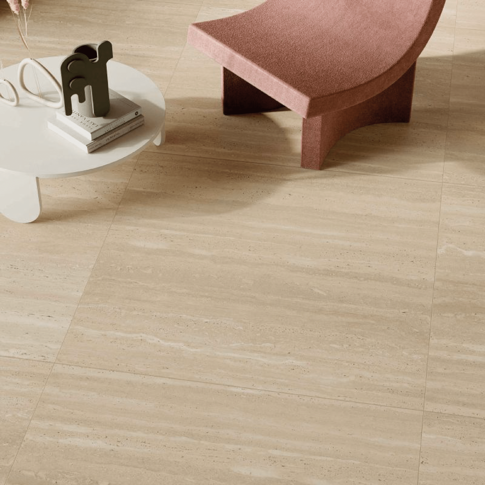 Abk Group Industrie Ceramiche Rettificato 60x120 Cm "Sensi Roma" Cream - Dabicasa