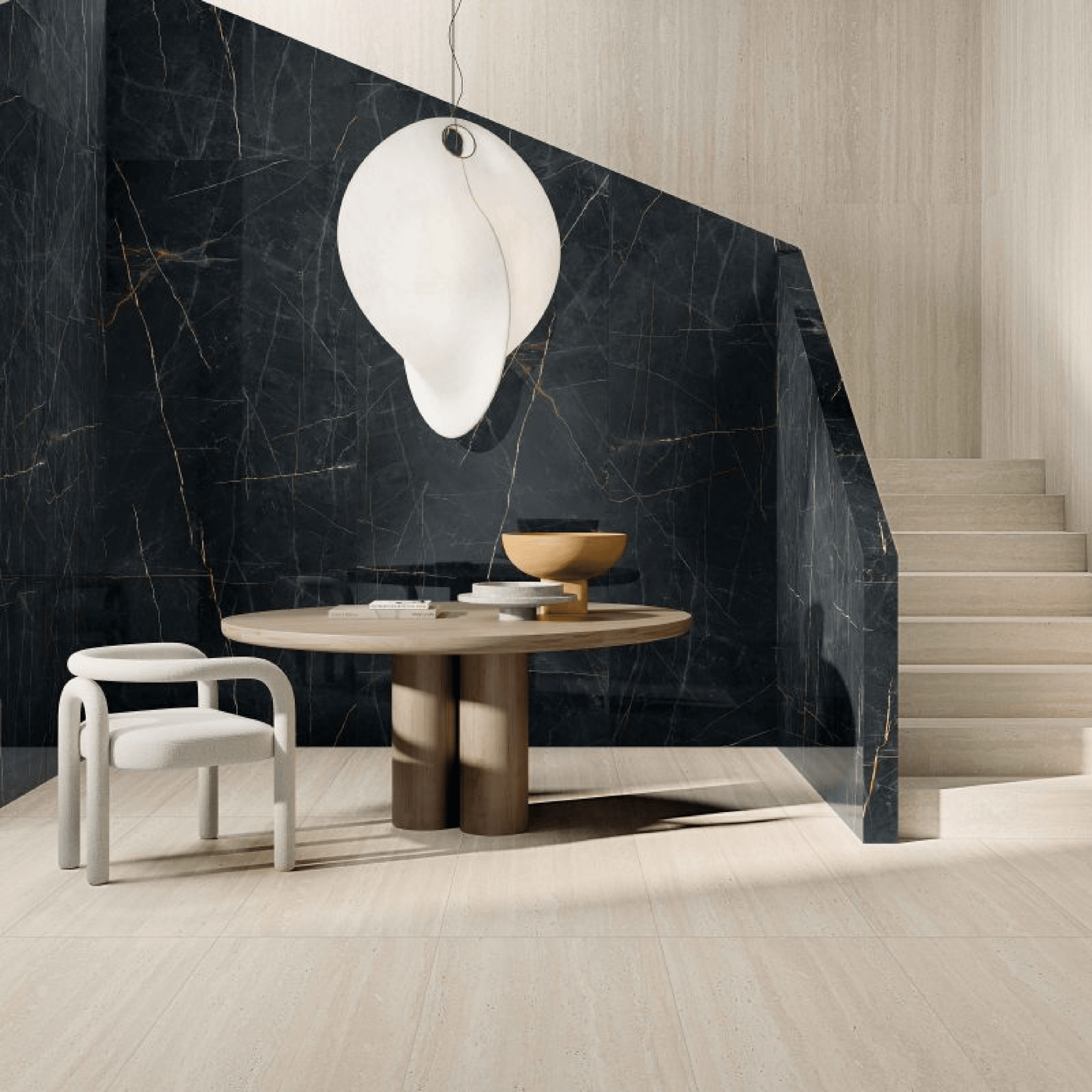 Abk Group Industrie Ceramiche Rettificato 60x120 Cm "Sensi Roma" Ivory - Dabicasa