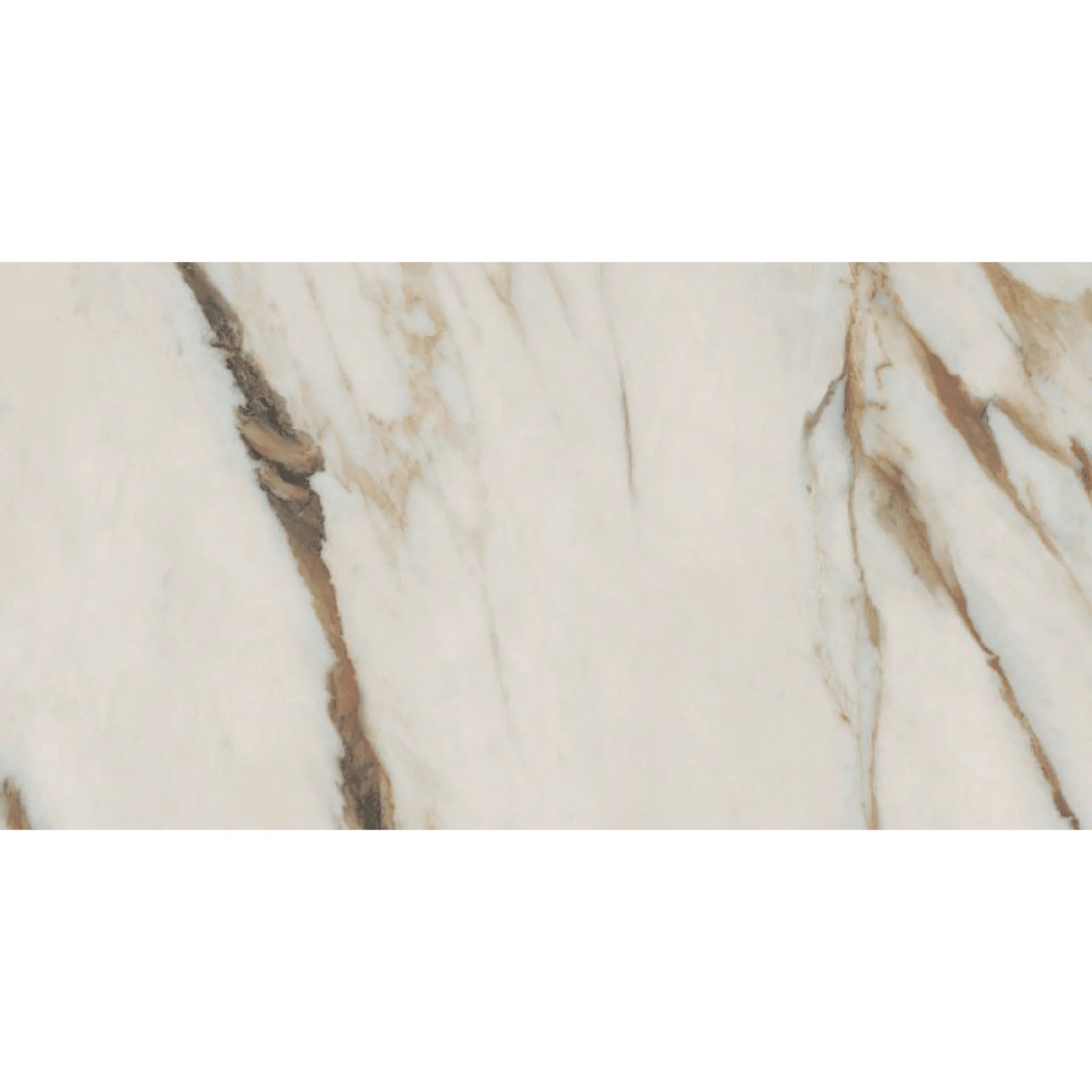 Abk Group Industrie Ceramiche Rettificato 60x120 Cm "Sensi Signoria" Calacatta Vena Oro Lux