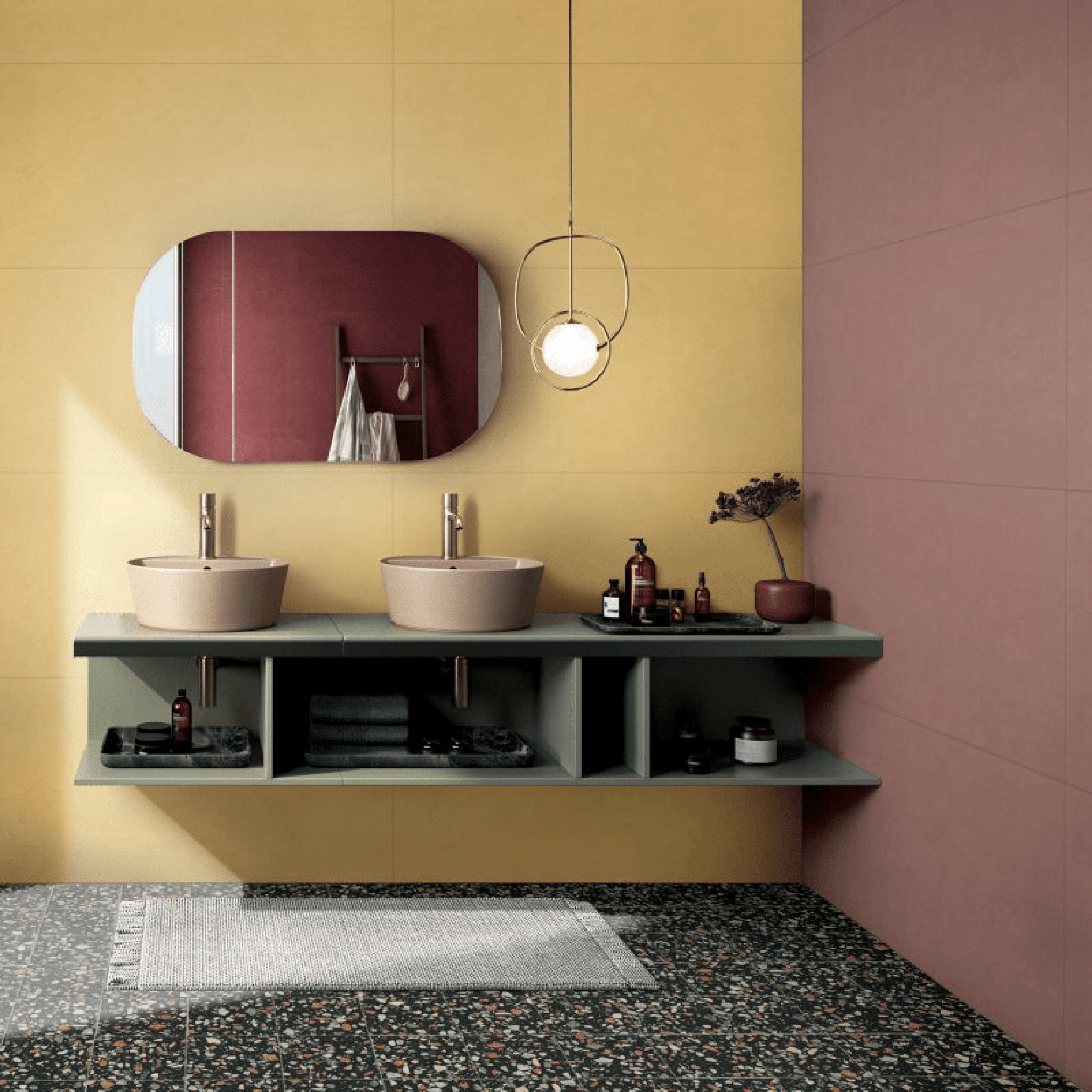 Abk Group Industrie Ceramiche Rettificato 60x120 Cm "Wide&Style Mini" Ginger - Dabicasa