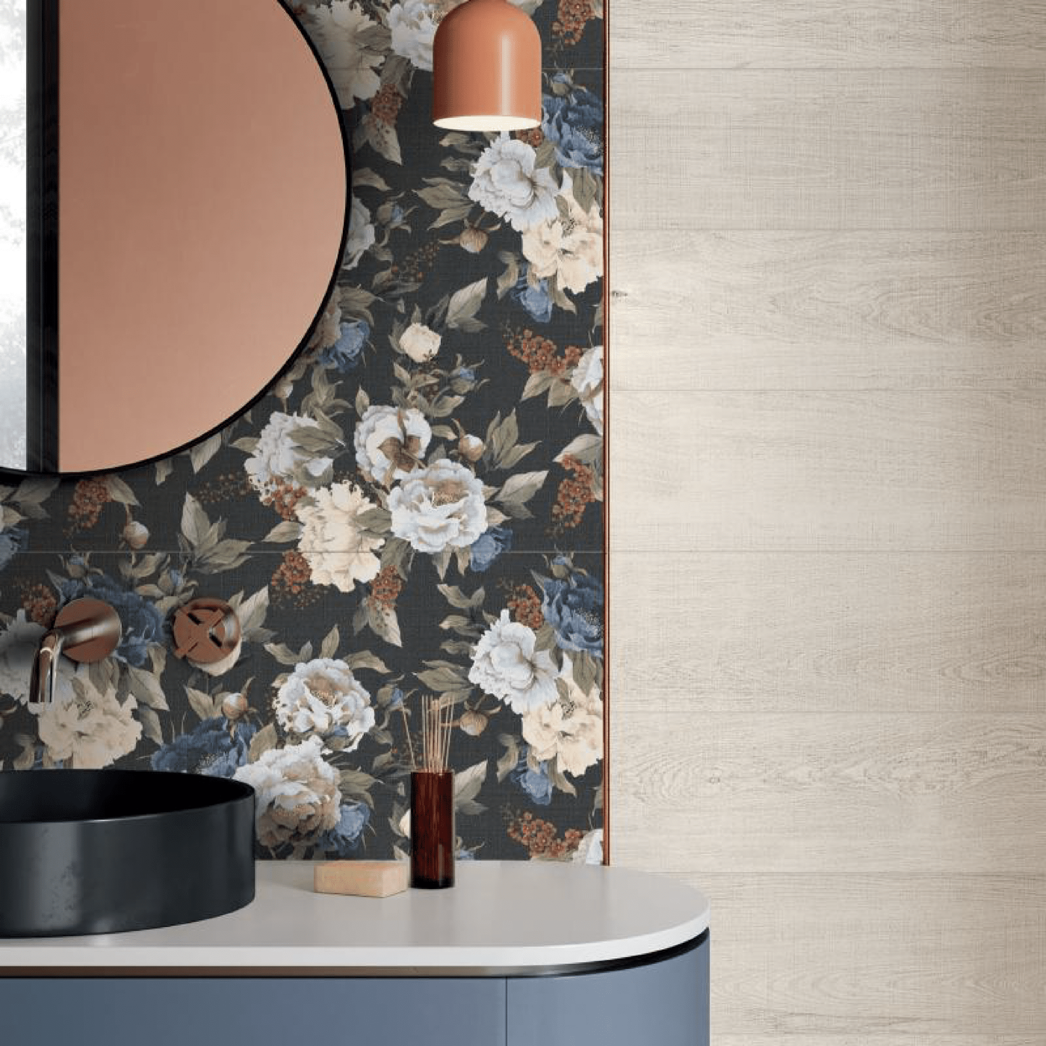 Abk Group Industrie Ceramiche Rettificato 60x120 Cm "Wide&Style Mini" Romantic - Dabicasa