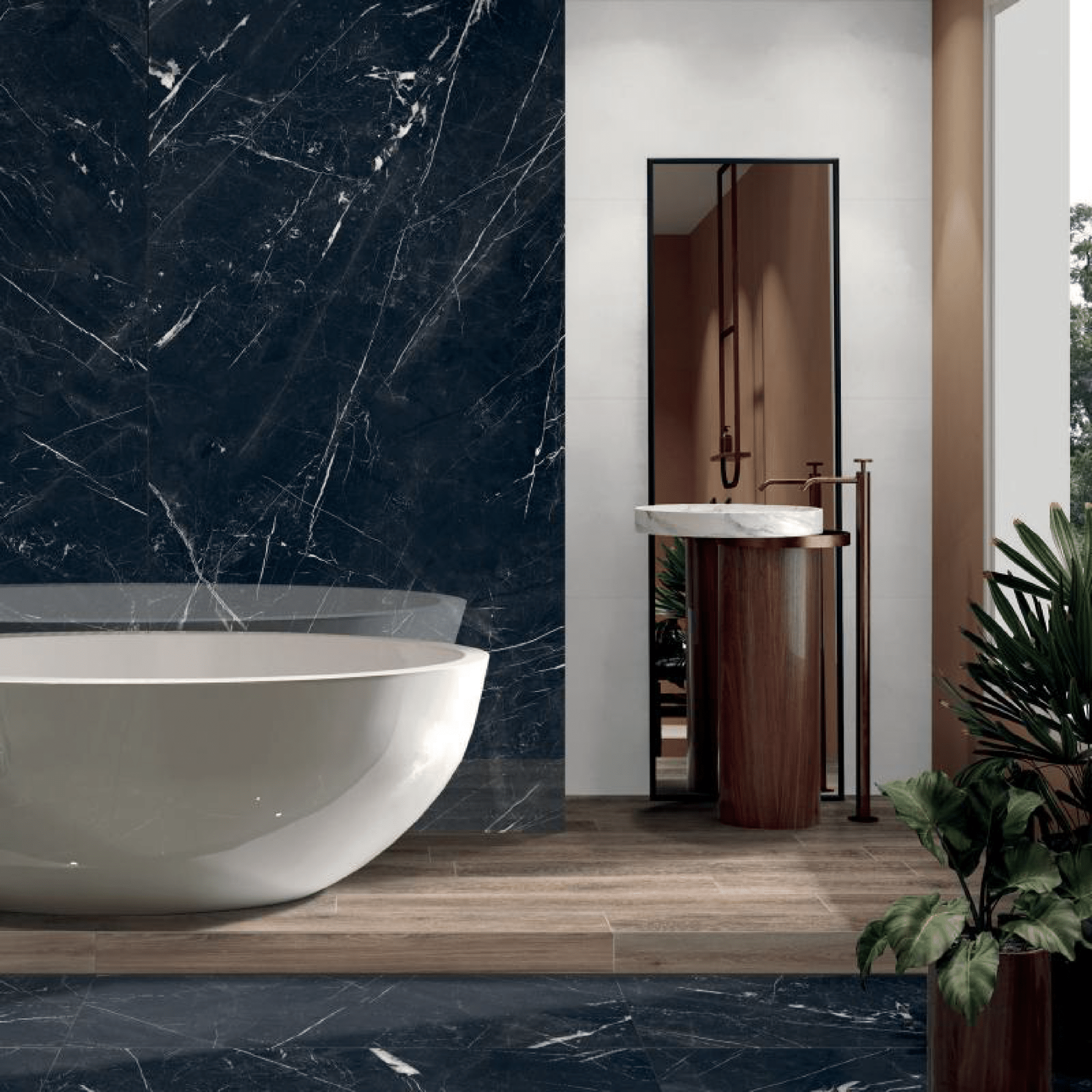 Abk Group Industrie Ceramiche Rettificato 60x120 Cm "Wide&Style Mini" Snow - Dabicasa