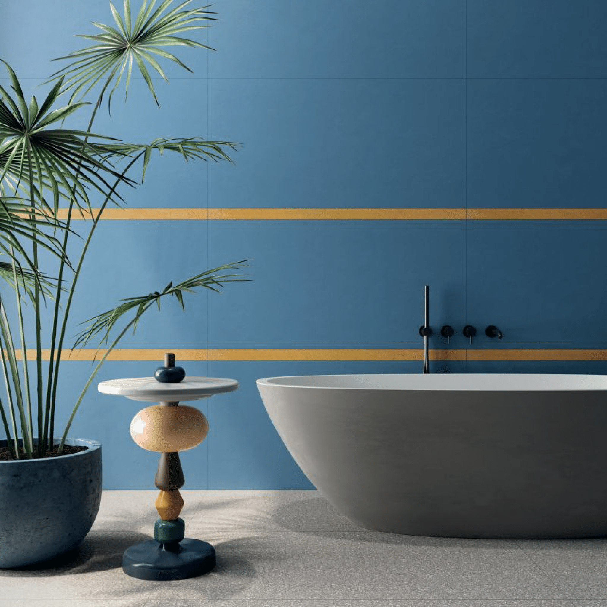 Abk Group Industrie Ceramiche Rettificato 60x120 Cm "Wide&Style Mini" Whale - Dabicasa