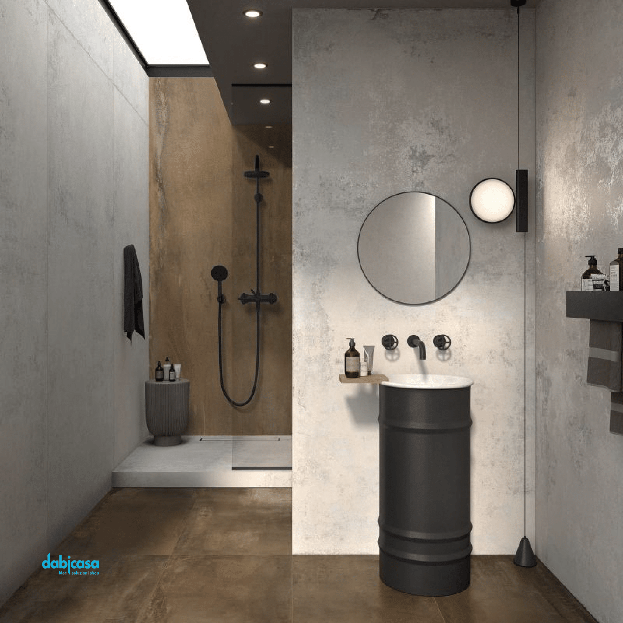 Abk "Interno 9" Rust Rett.60x60 - Dabicasa