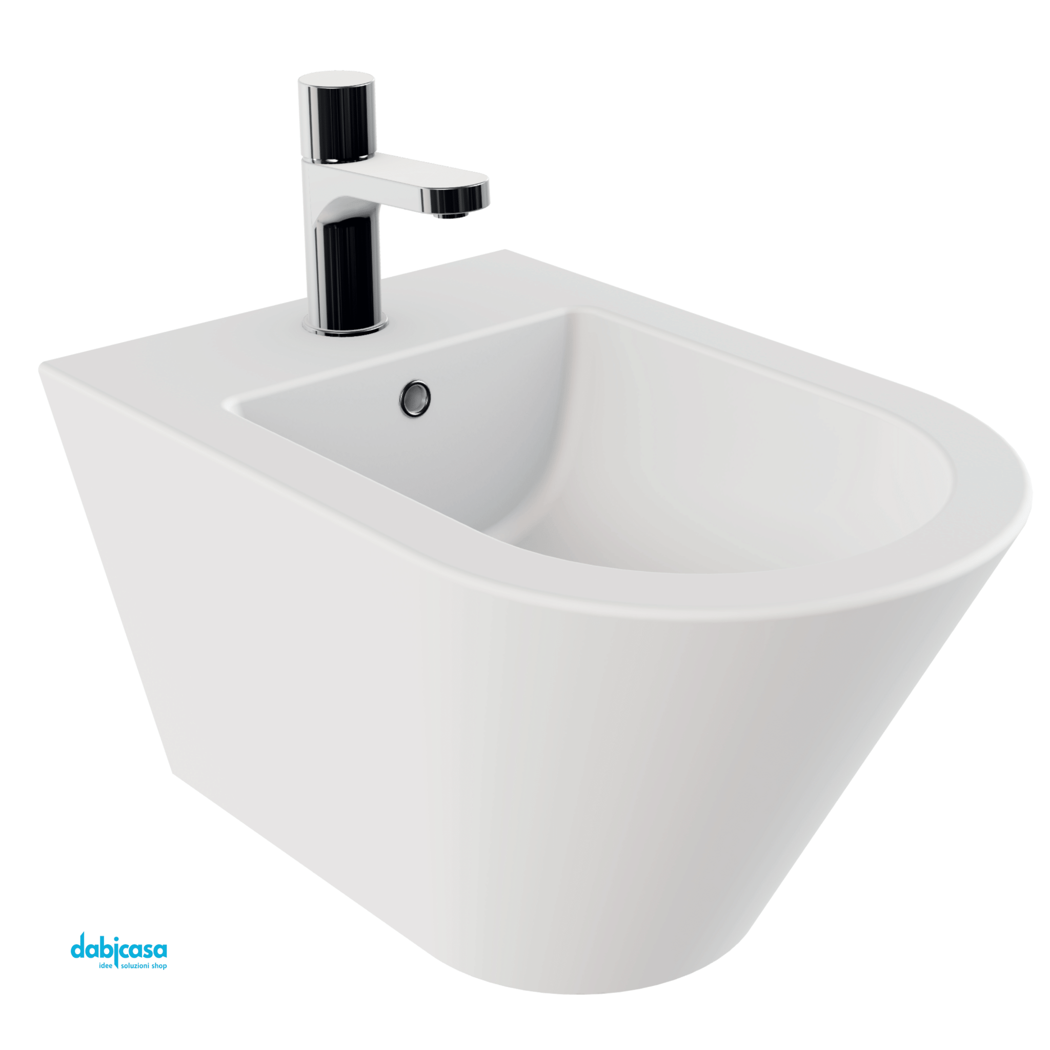 Azzurra Ceramica "Forma" Bidet Sospeso Cotone - Dabicasa