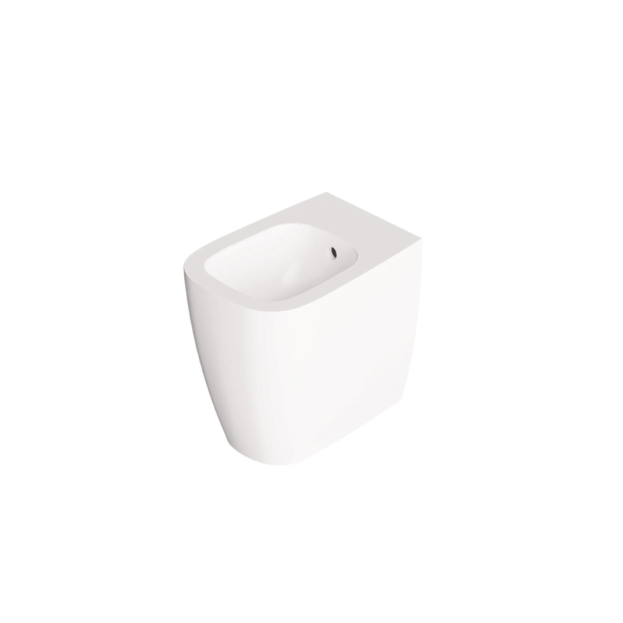 Bidet a Terra Alice Ceramica "Wunder" Bianco Lucido - Dabicasa