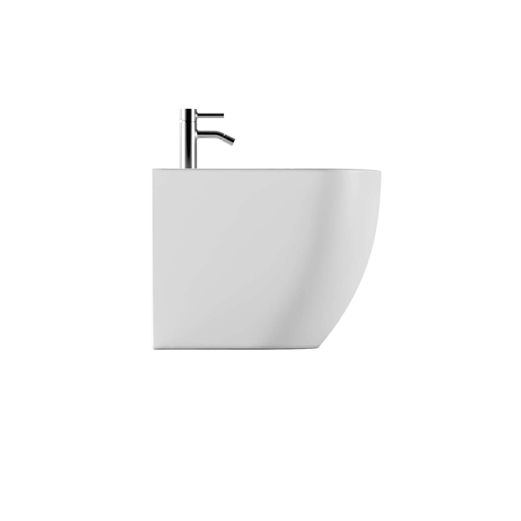 Bidet Da Terra Alice Ceramica "Form" Bianco Lucido - Dabicasa