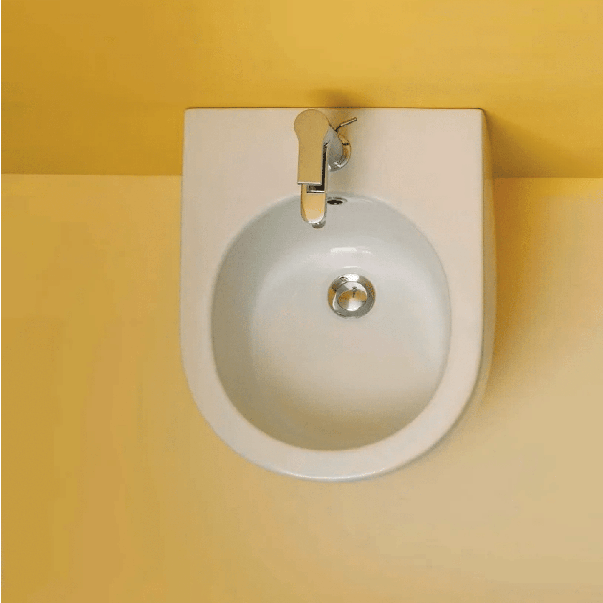 Bidet Da Terra Kerasan Bianco Lucido "Flo 48" - Dabicasa