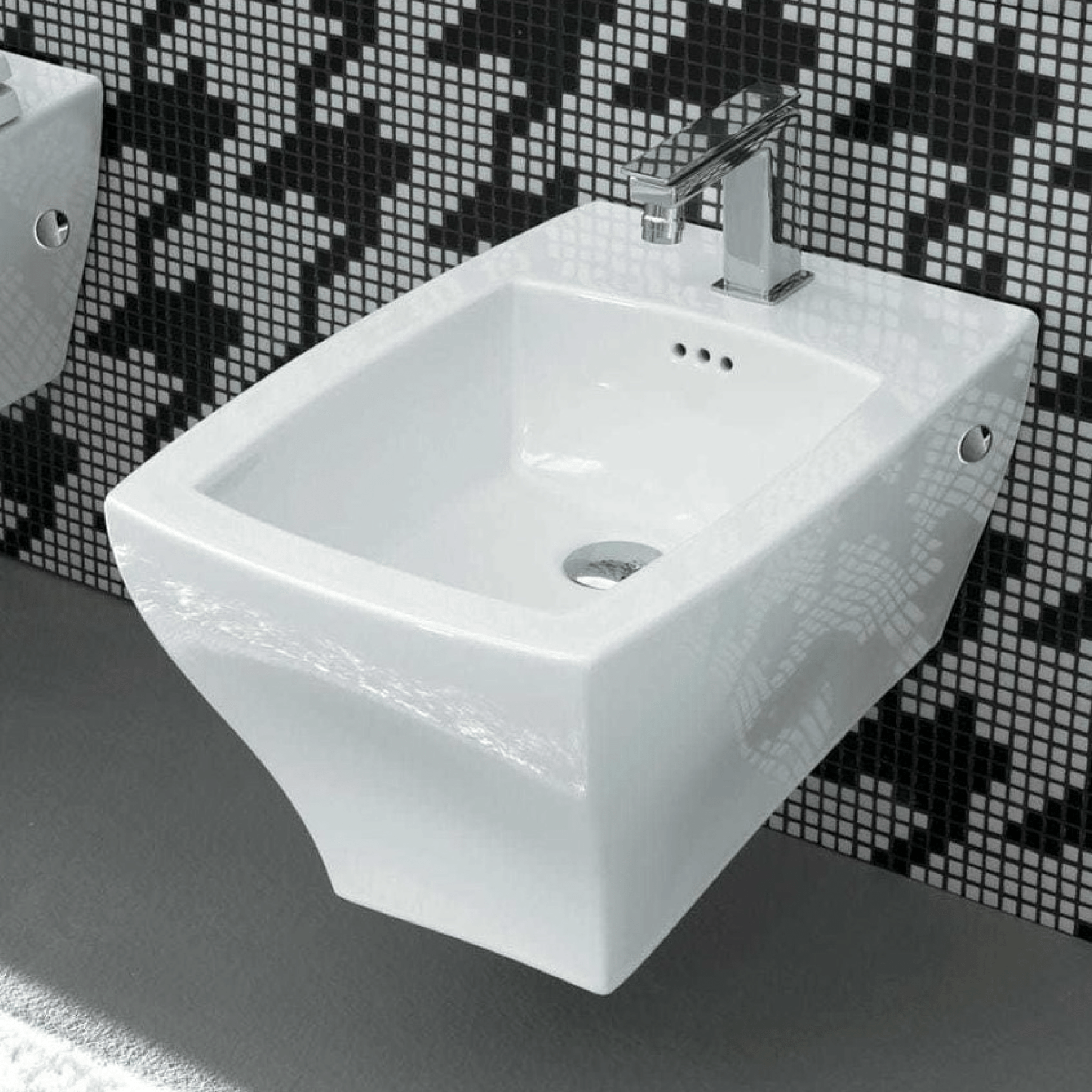 Bidet Sospeso The ArtCeram "Jazz" Bianco Lucido - Dabicasa