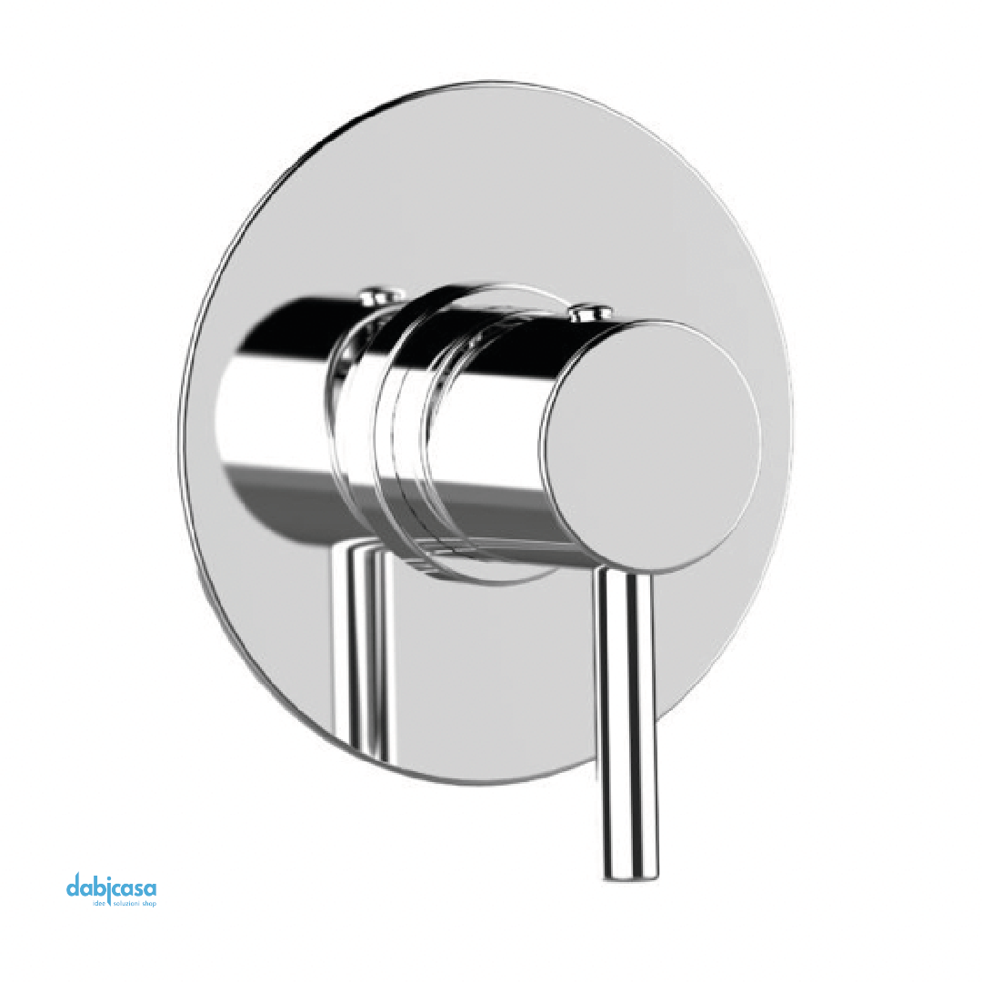 Bongio "T.ube" Miscelatore Doccia C/Deviatore a Una Uscita Cromo Lucido - Dabicasa