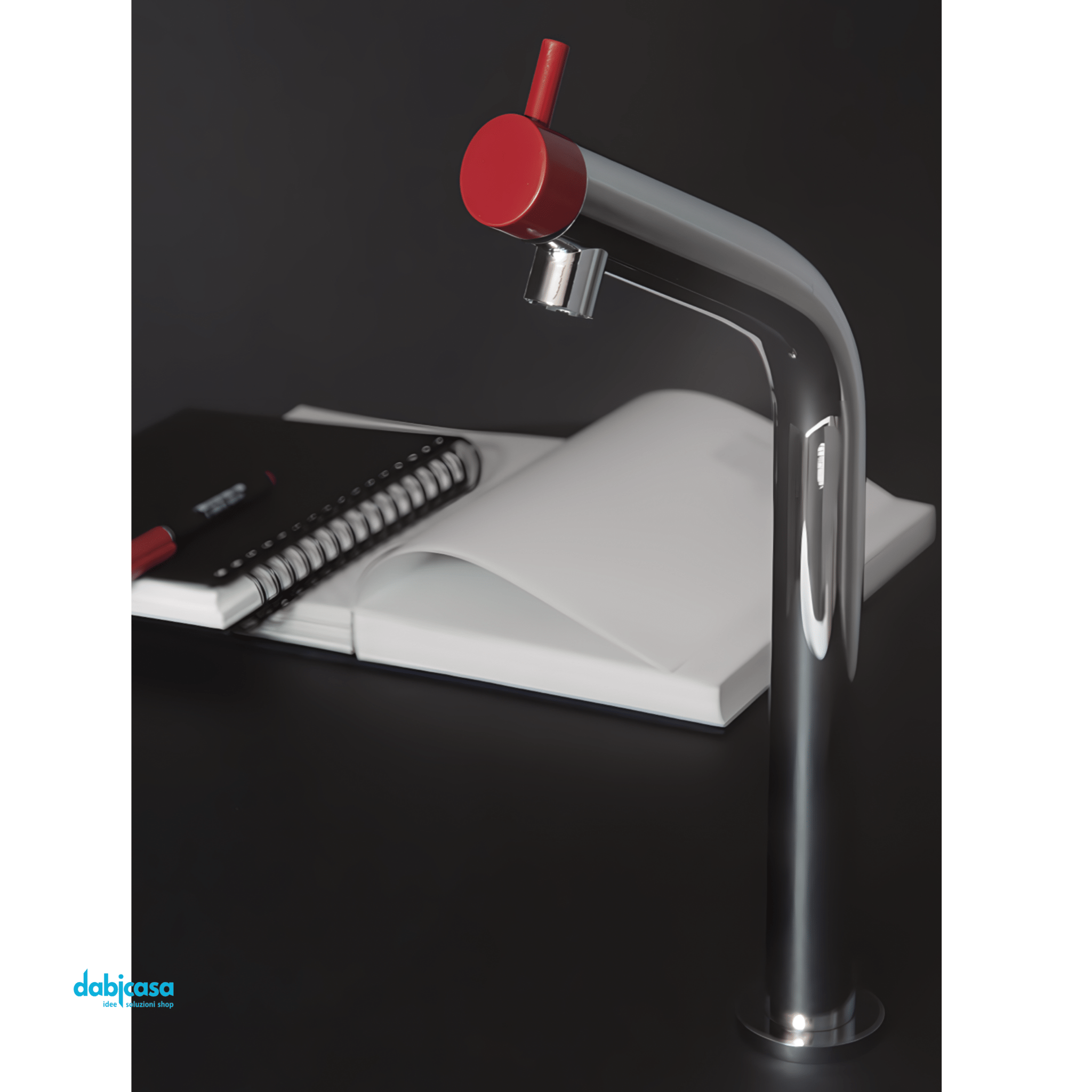 Bongio "T.ube" Miscelatore Lavabo Alto Con Scarico Click - Clack - Dabicasa