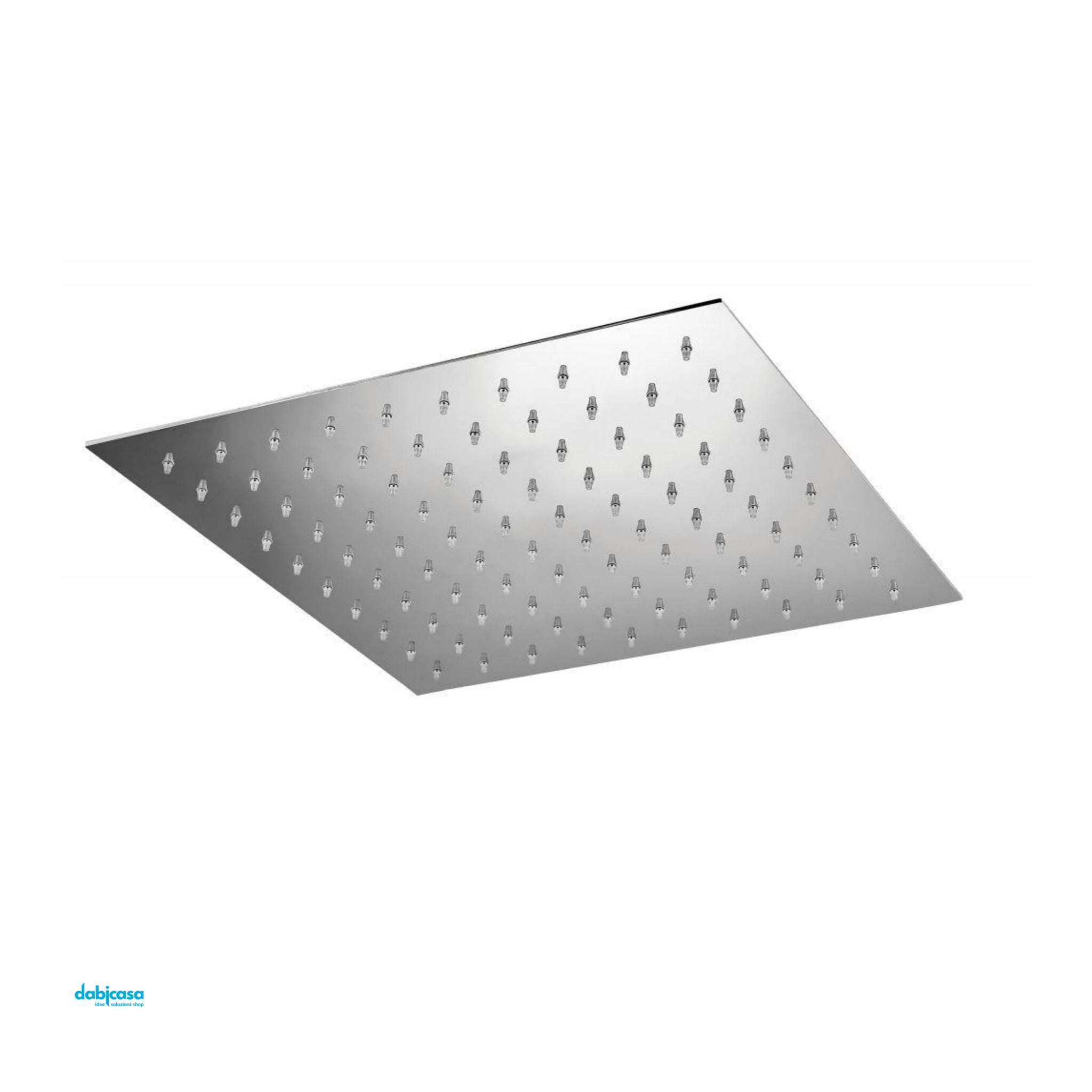 Bongio "Wellness" Soffione Doccia Quadro 30x30 Slim In Acciaio Cromo Lucido - Dabicasa