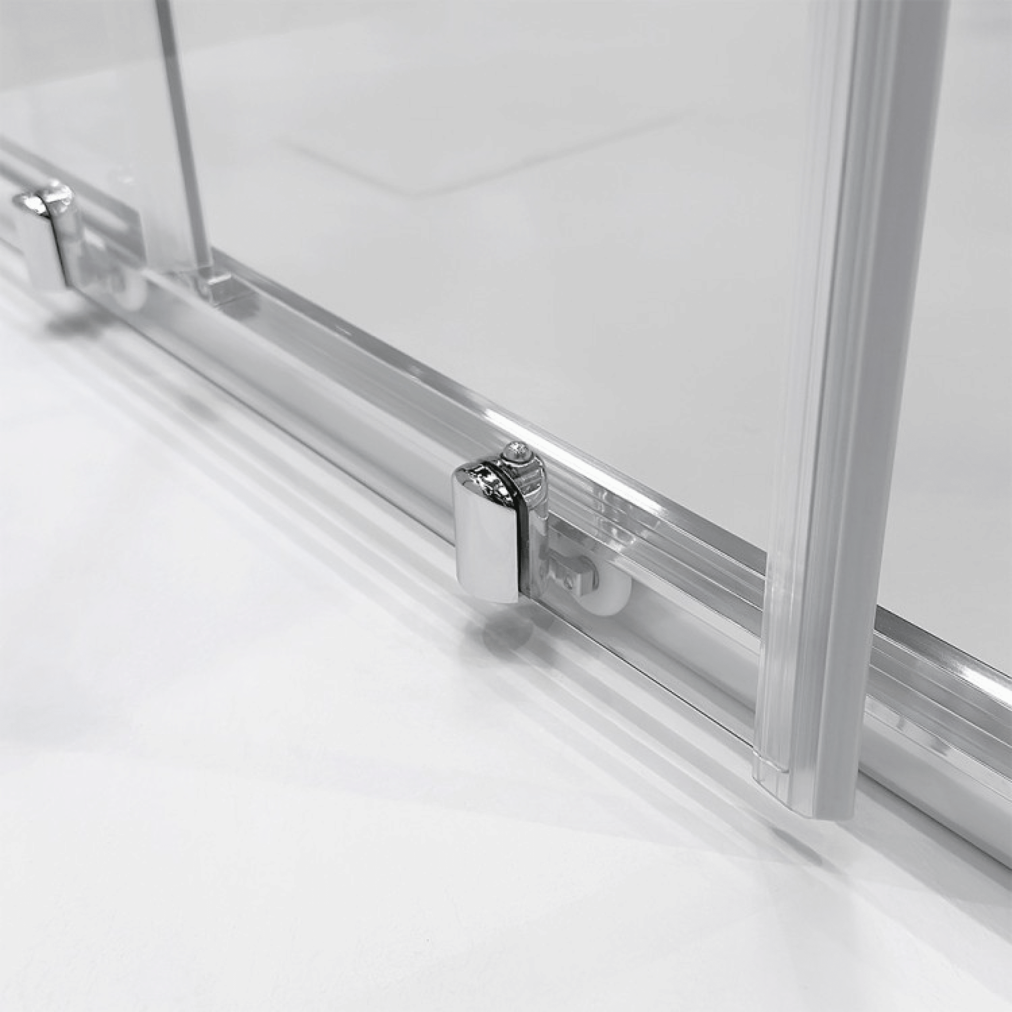 Box Doccia Scorrevole 150 Cm Feridras "T - Special" Argento Lucido/Vetro Trasparente - Dabicasa