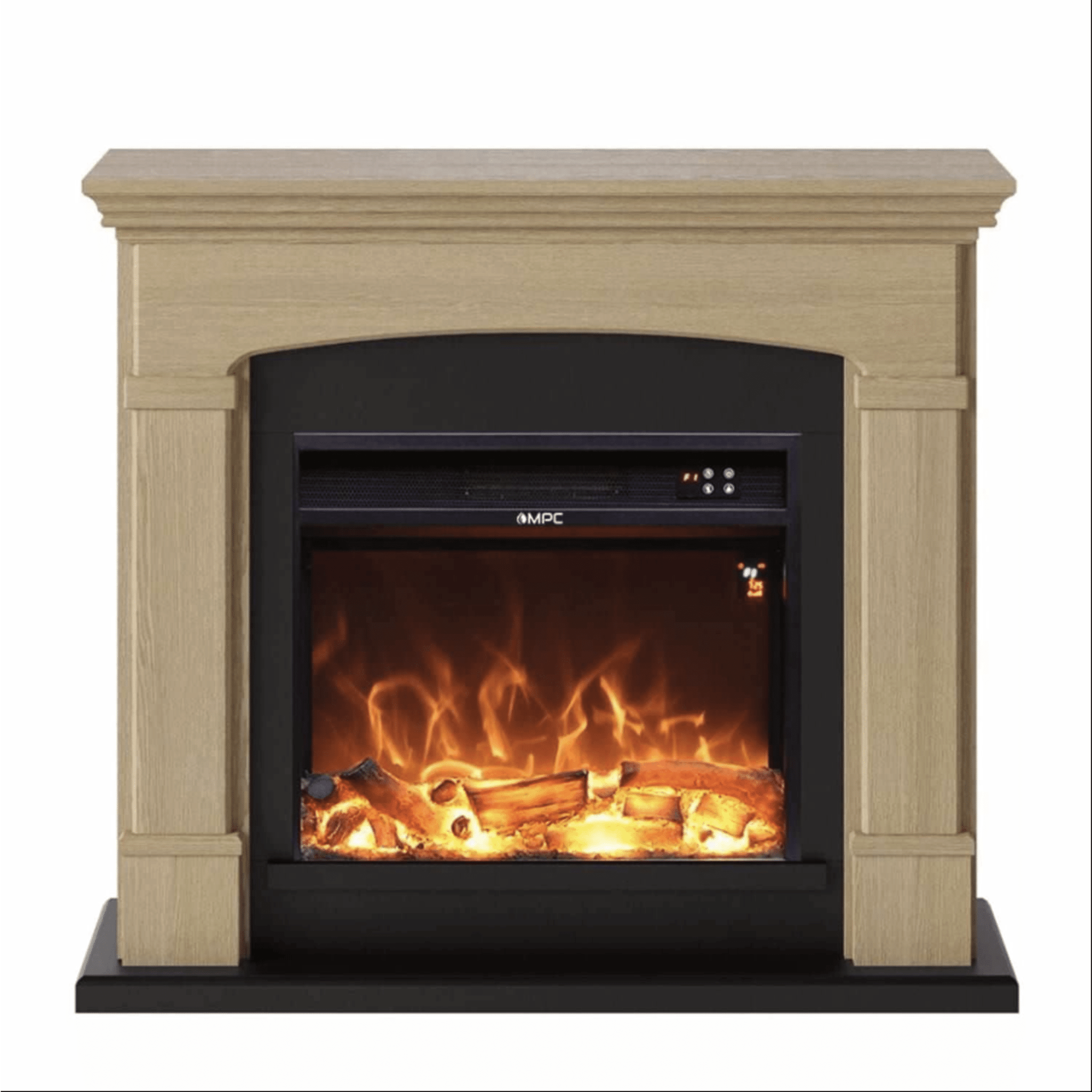 Camino Elettrico Completo D'Appoggio Da 107 Cm Sined "Siena" Rovere - Dabicasa
