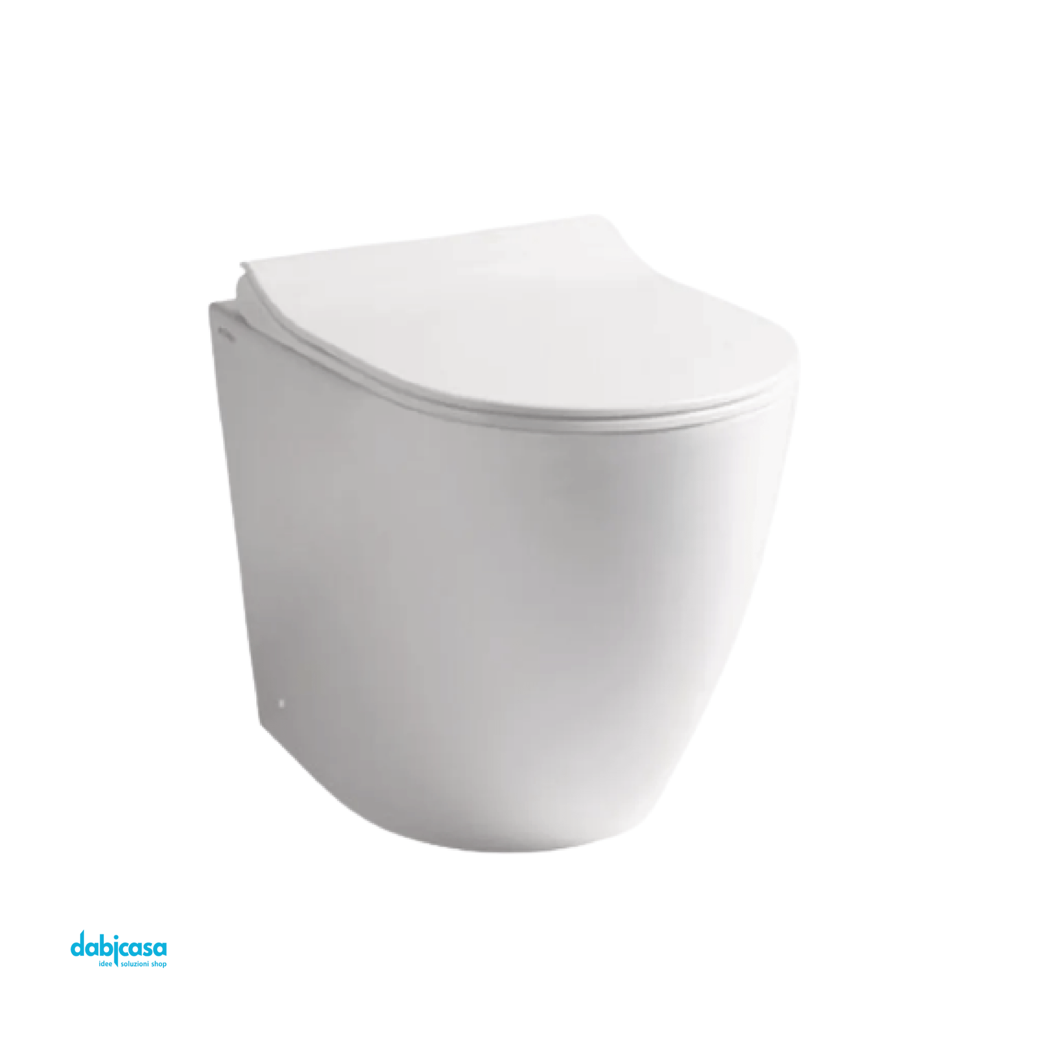 Ceramica Althea "Cover" Wc Da Terra Bianco Lucido Senza Brida - Dabicasa