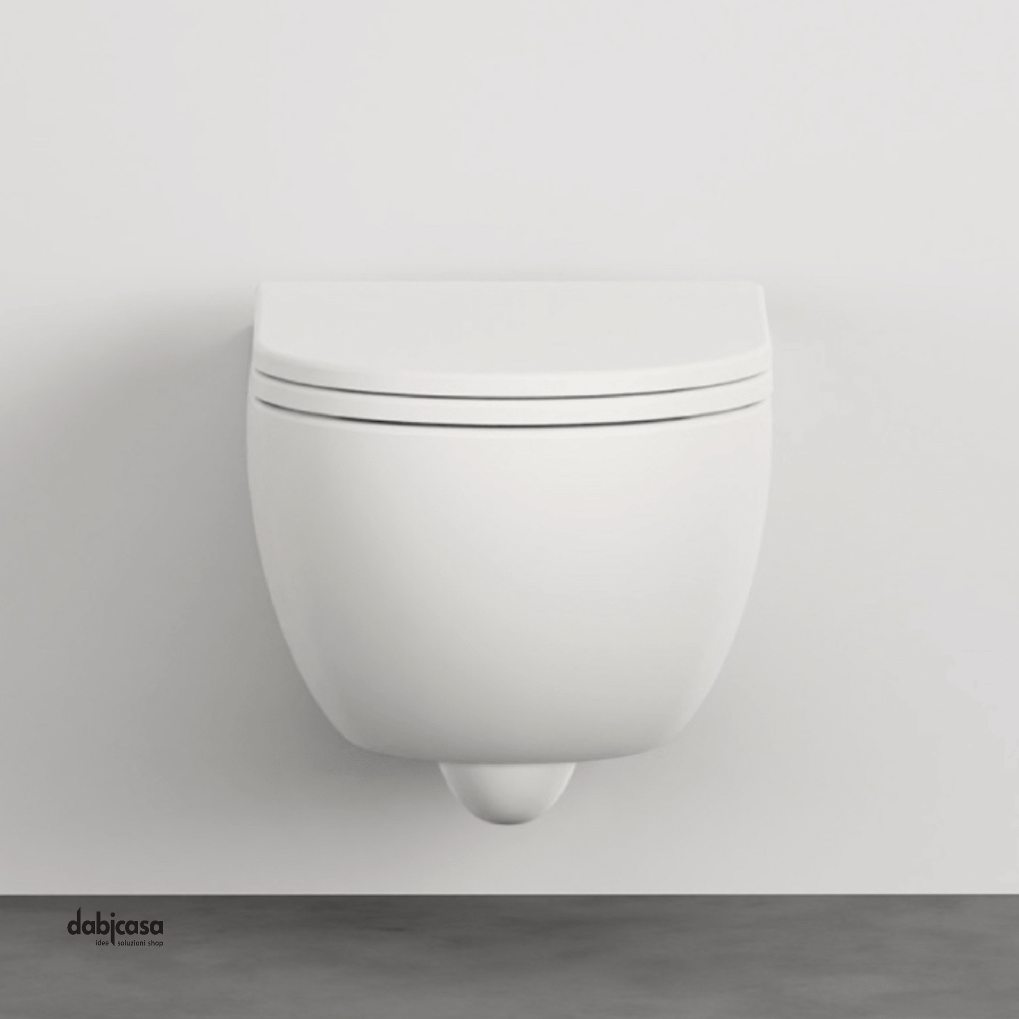 Ceramica Cielo "Enjoy" Wc Sospeso Bianco Lucido Con Brida - Dabicasa