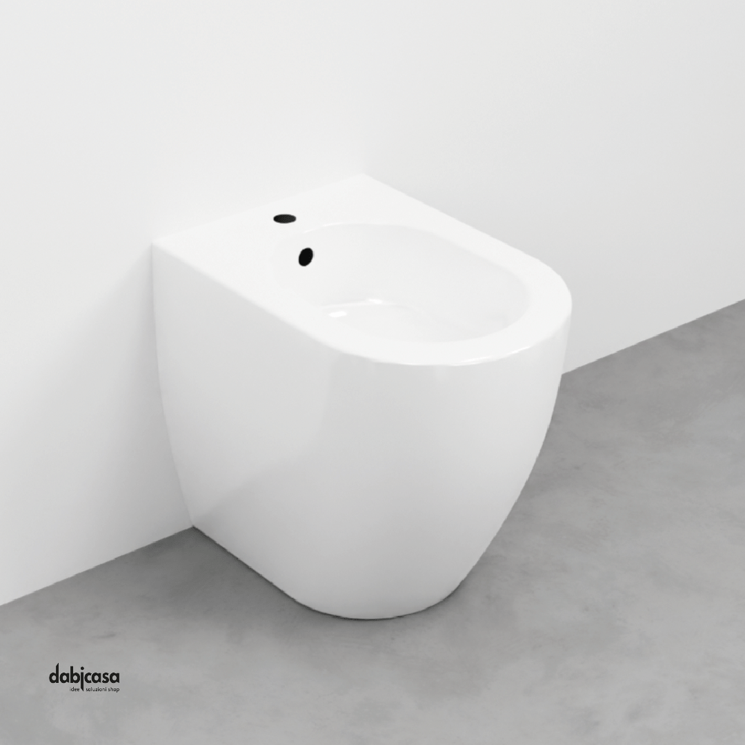 Ceramica Cielo "Smile 53" Bidet Terra Filomuro Bianco Lucido - Dabicasa