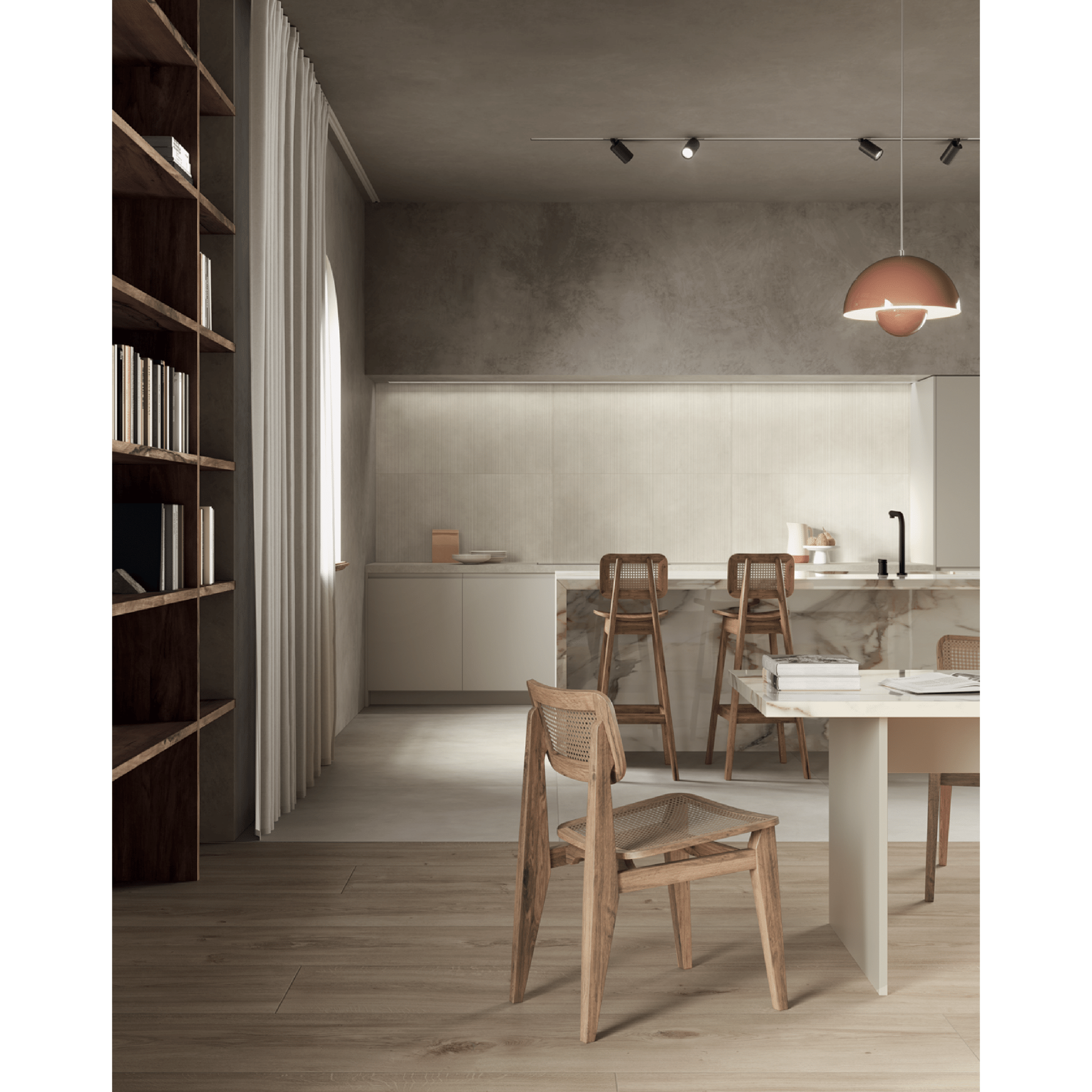Ceramica Fondovalle Rettificato 60x120 "Homescape" Sugar - Dabicasa