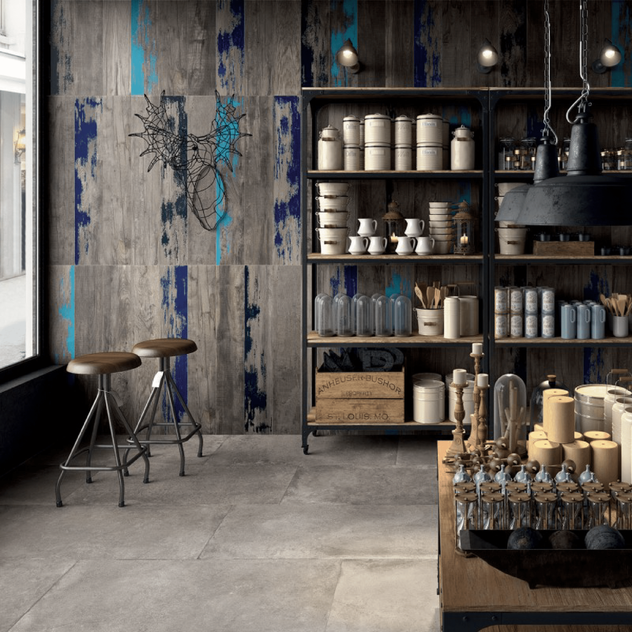Ceramiche Abk Rettificato 20x120 "Dolphin" Grey - Dabicasa