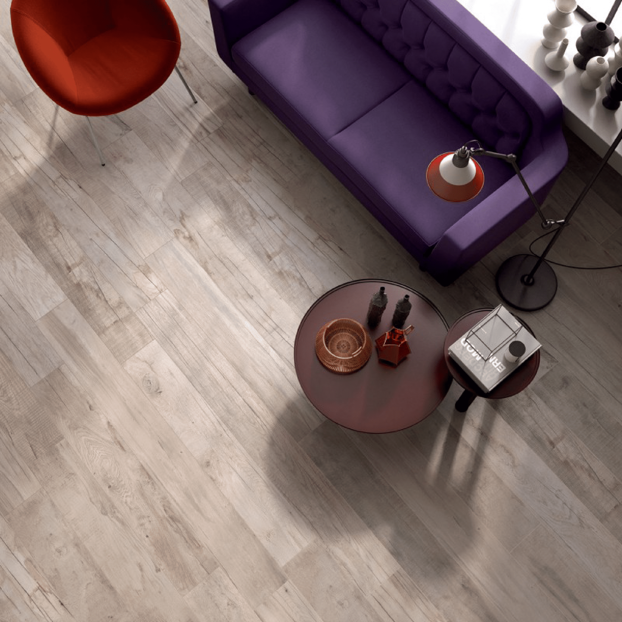 Ceramiche Abk Rettificato 20x120 "Dolphin" Milk - Dabicasa