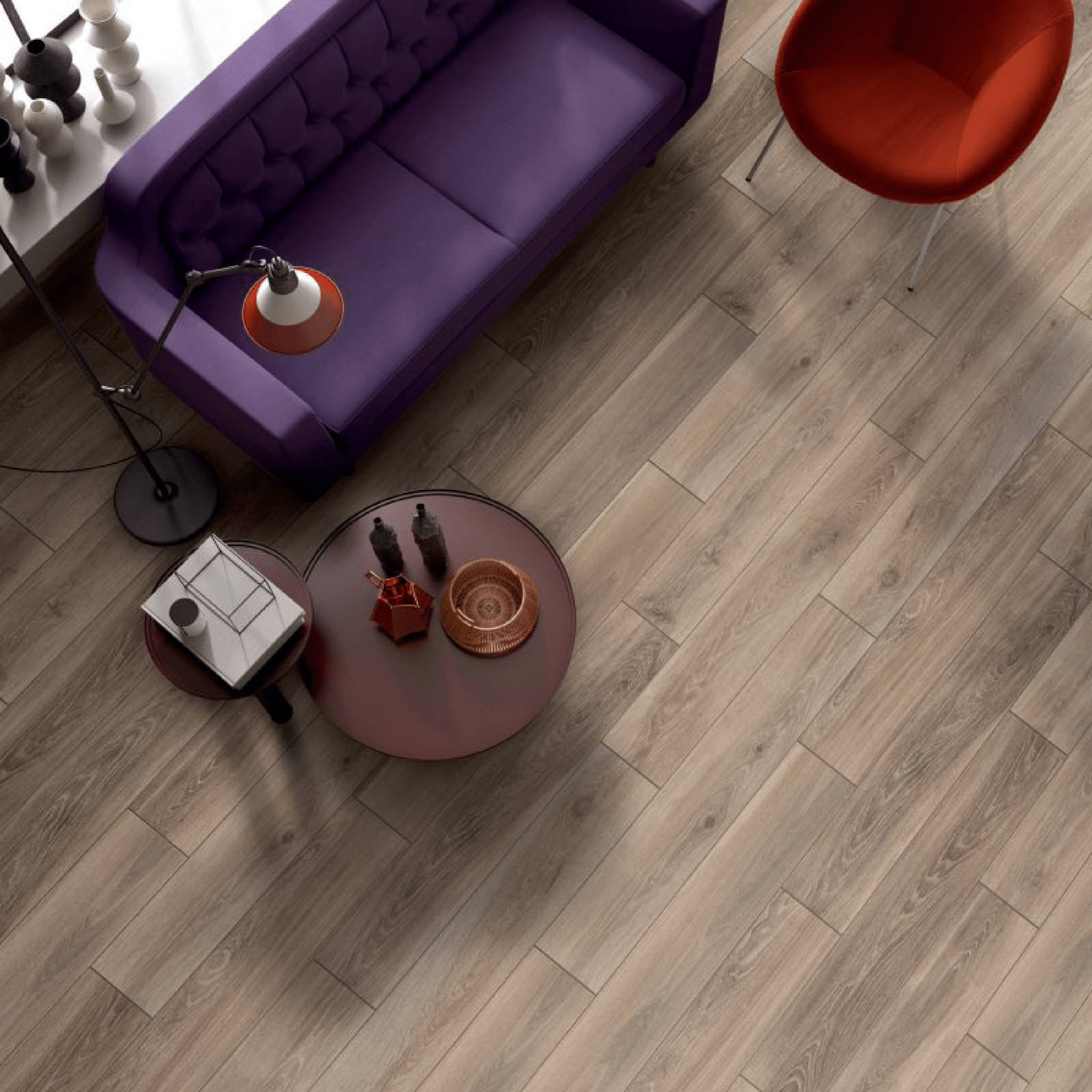 Ceramiche Abk Rettificato 20x120 "Ecochic" Avana - Dabicasa