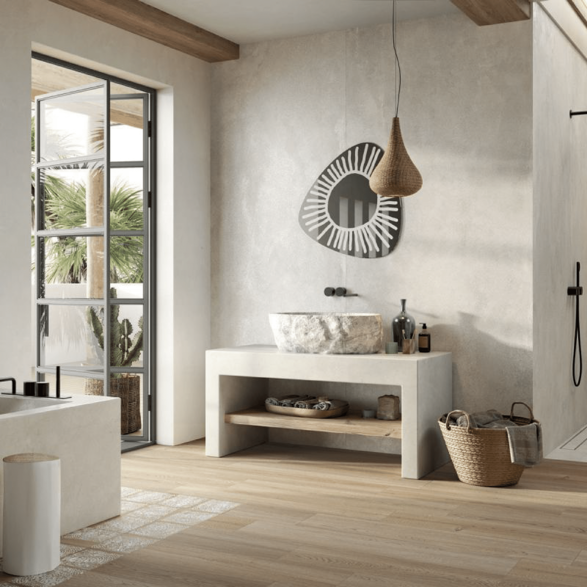 Ceramiche Abk Rettificato 20x120 "Poetry Wood" Gold - Dabicasa