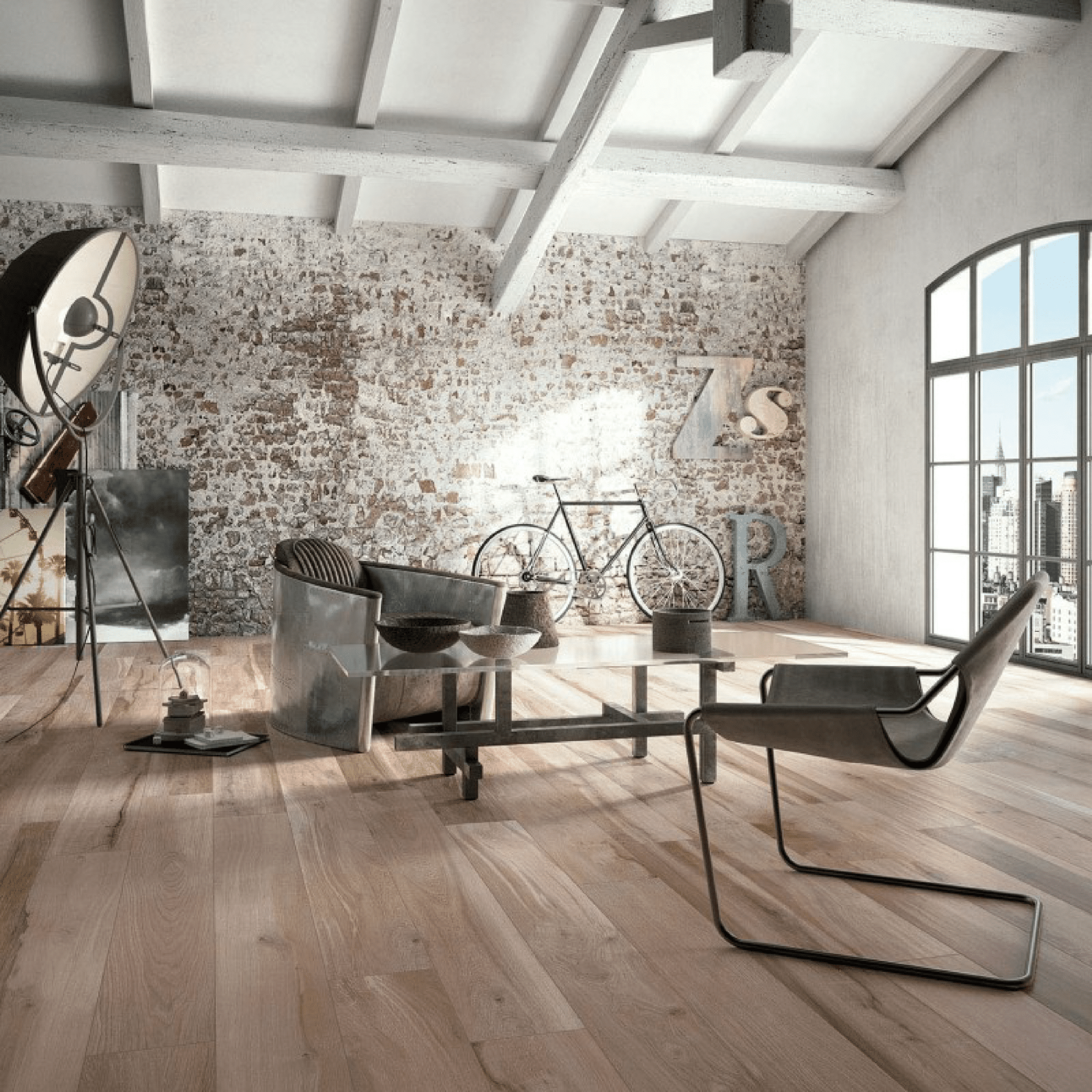 Ceramiche Abk Rettificato 20x120 "Soleras" Avana - Dabicasa