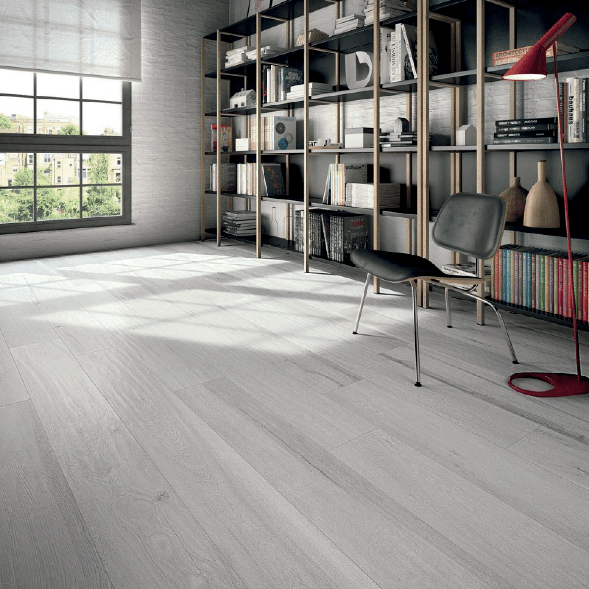 Ceramiche Abk Rettificato 20x120 "Soleras" Bianco - Dabicasa