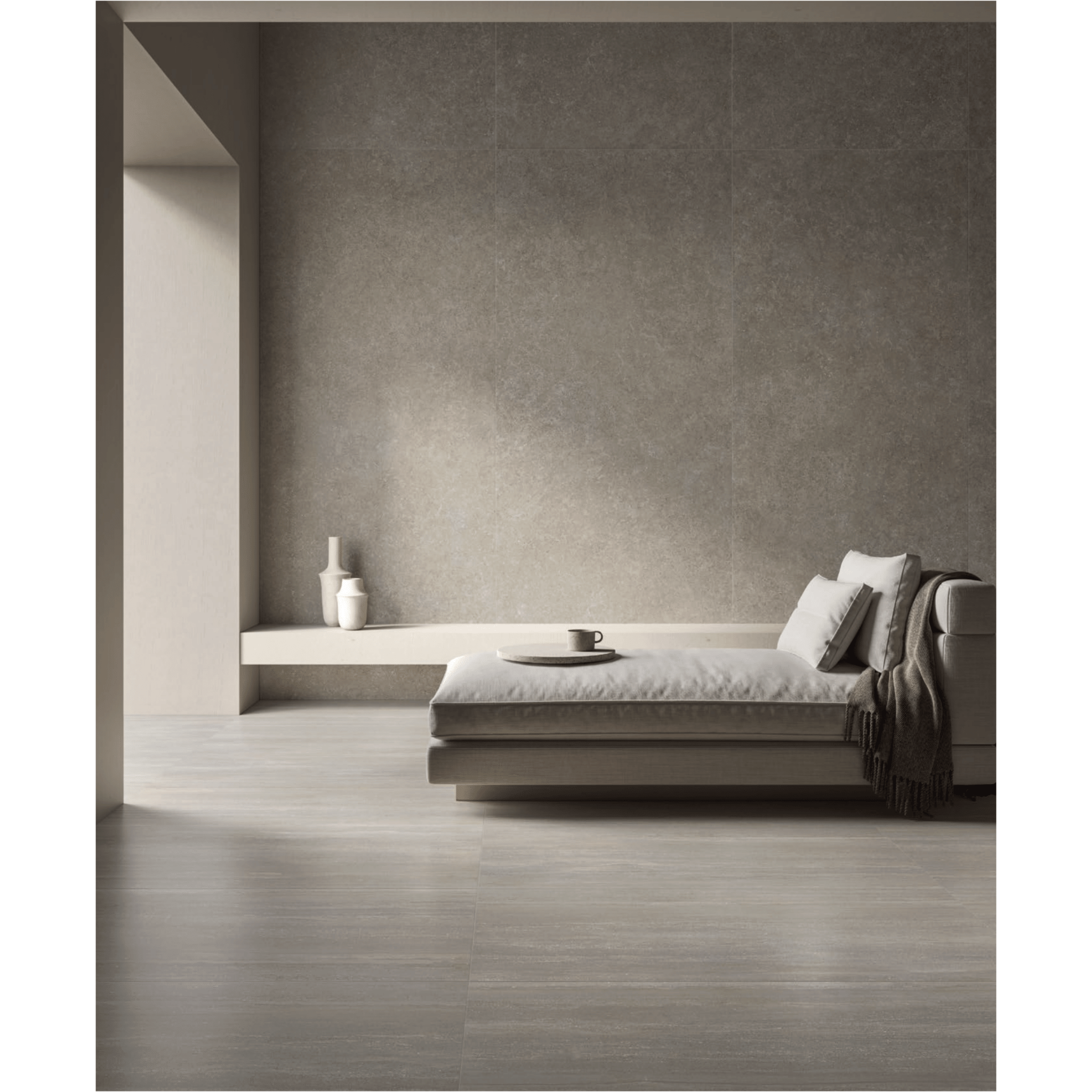 Ceramiche Piemme Rettificato 60x120 "Limestone" Vein Cut Grey - Dabicasa