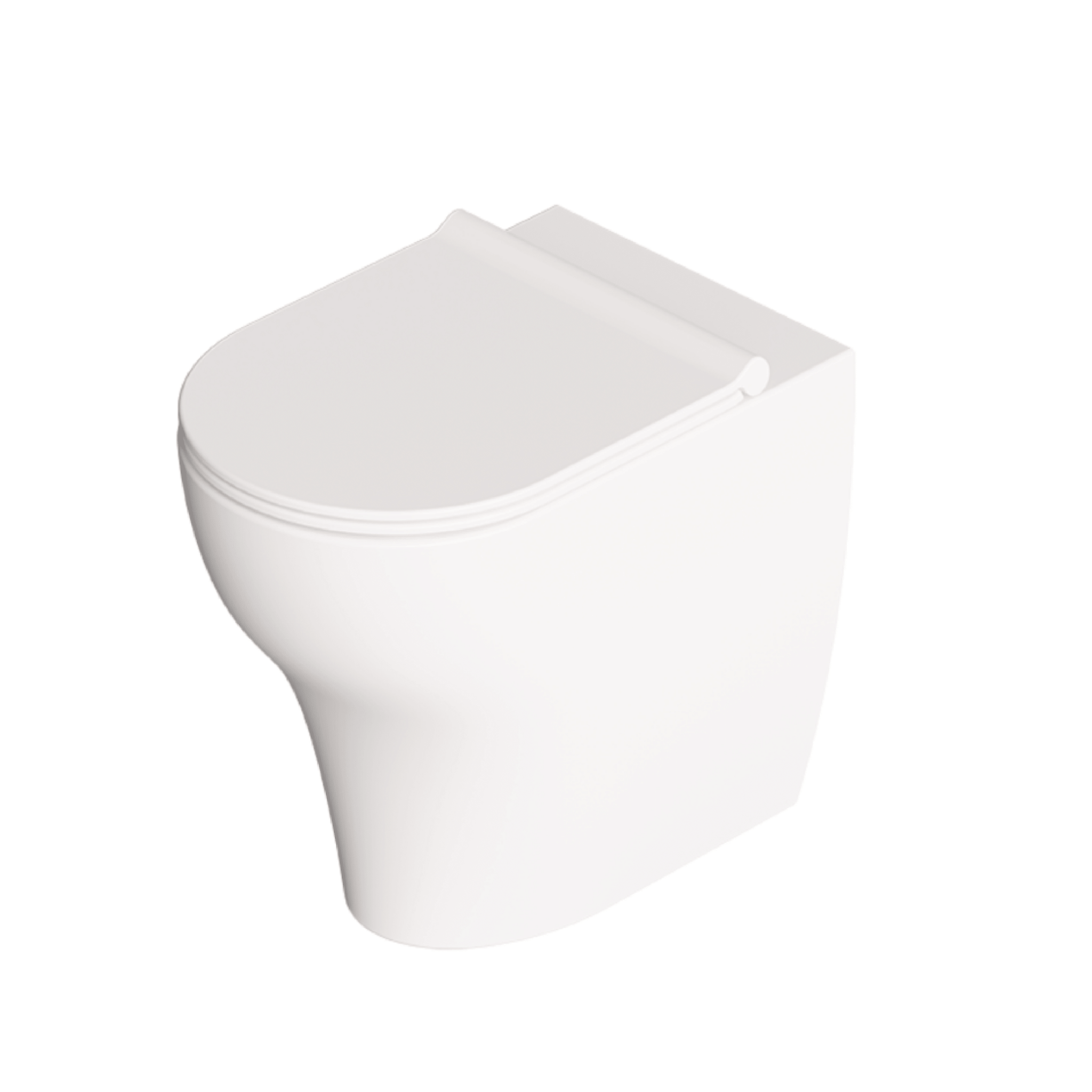 Coppia Di Sanitari a Terra Senza Brida Alice Ceramica "Unica" Bianco Lucido - Dabicasa