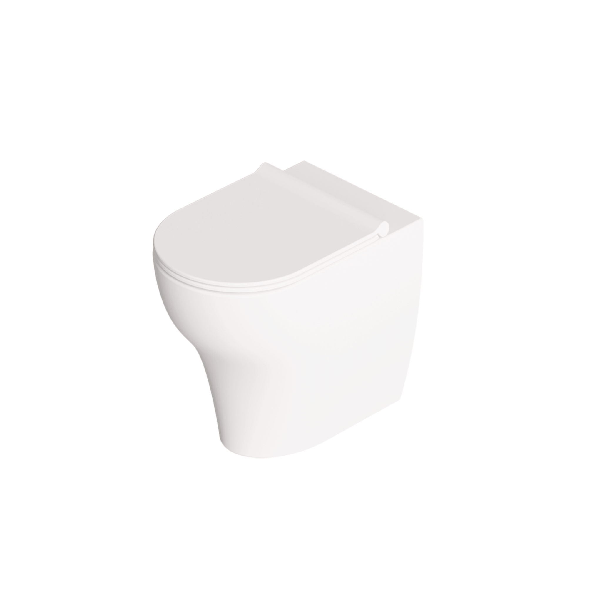 Coppia Di Sanitari a Terra Senza Brida Alice Ceramica "Unica" Bianco Opaco - Dabicasa