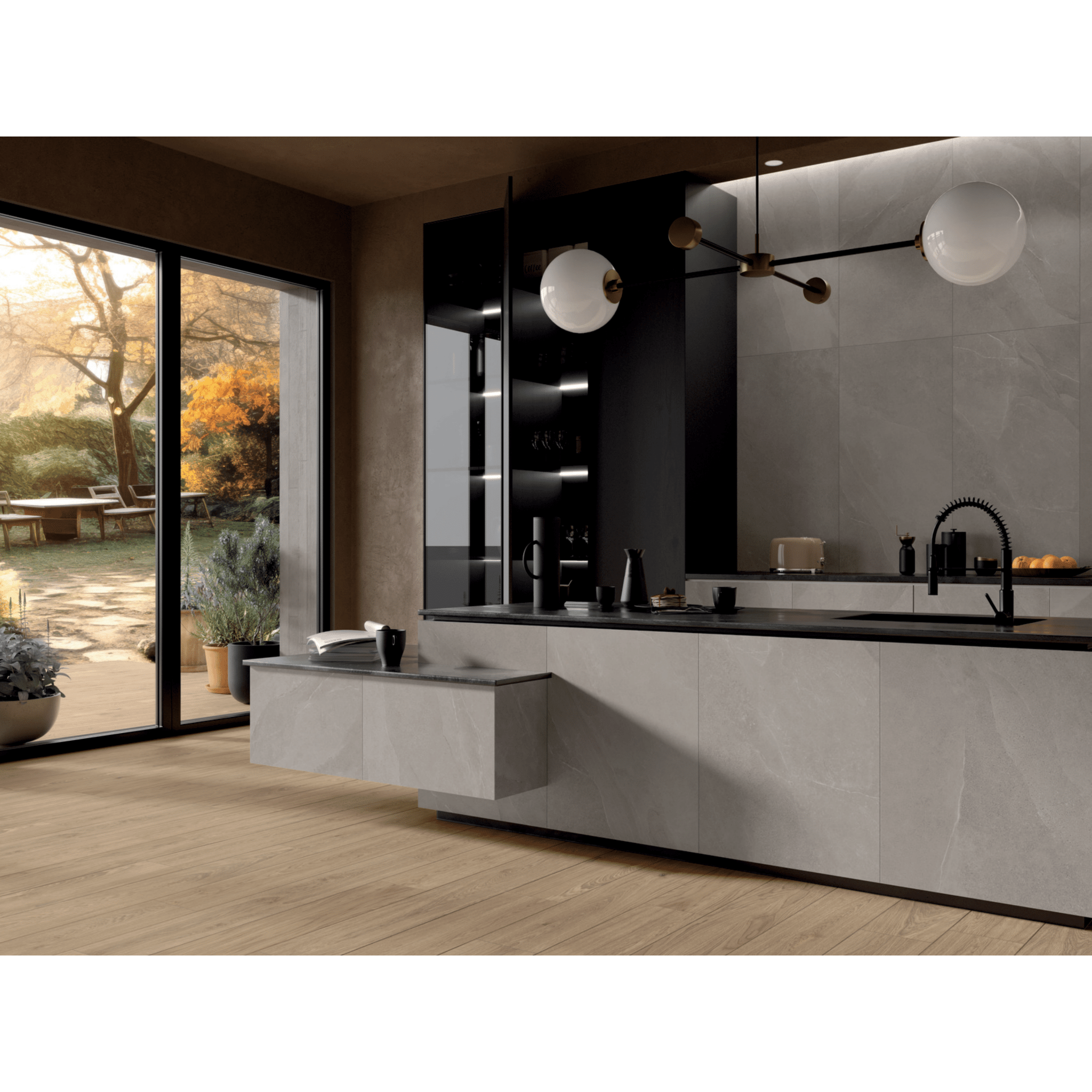 CottoPetrus Rettificato 60x120 "Time Stone" Cenere - Dabicasa