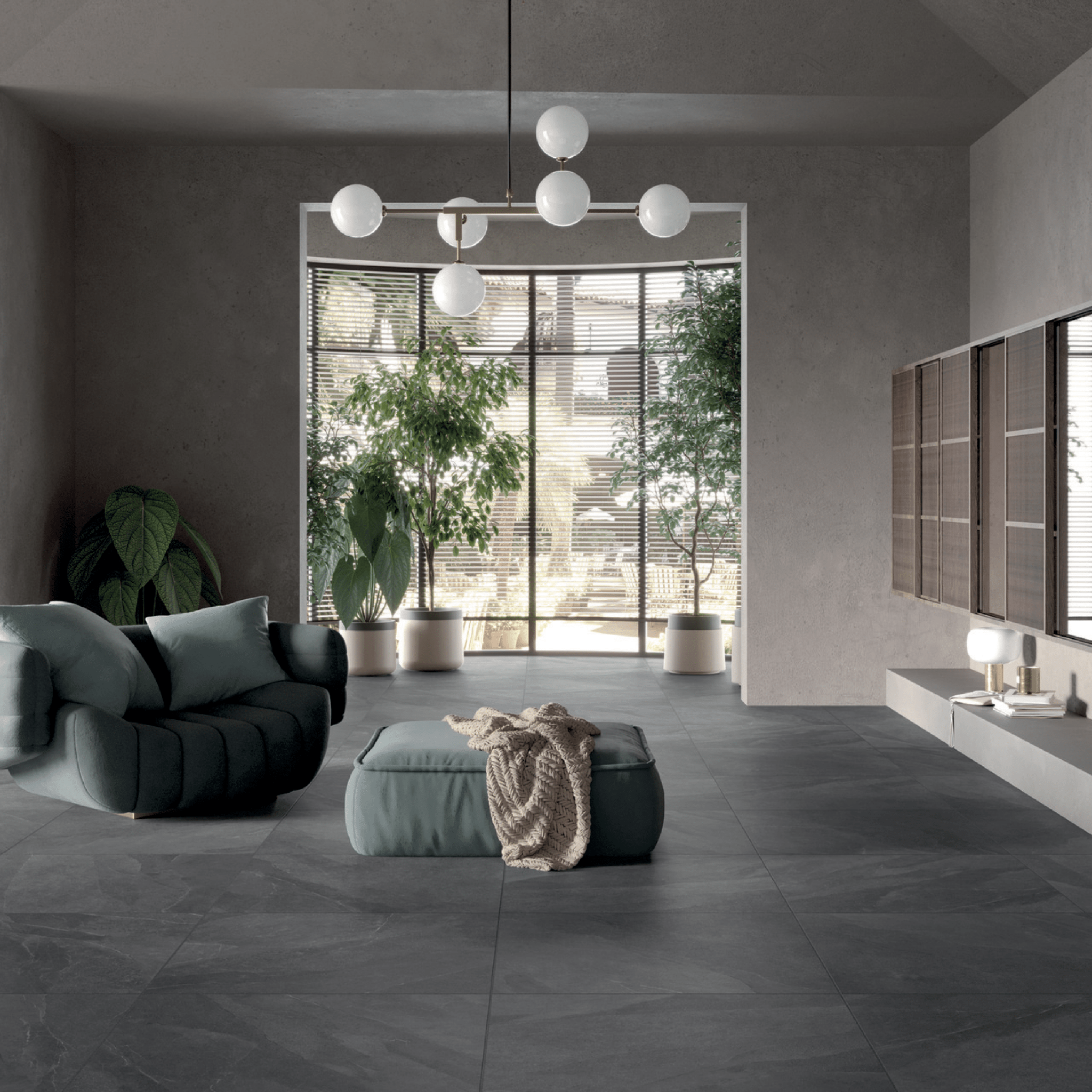 CottoPetrus Rettificato 60x120 "Time Stone" Grafite - Dabicasa
