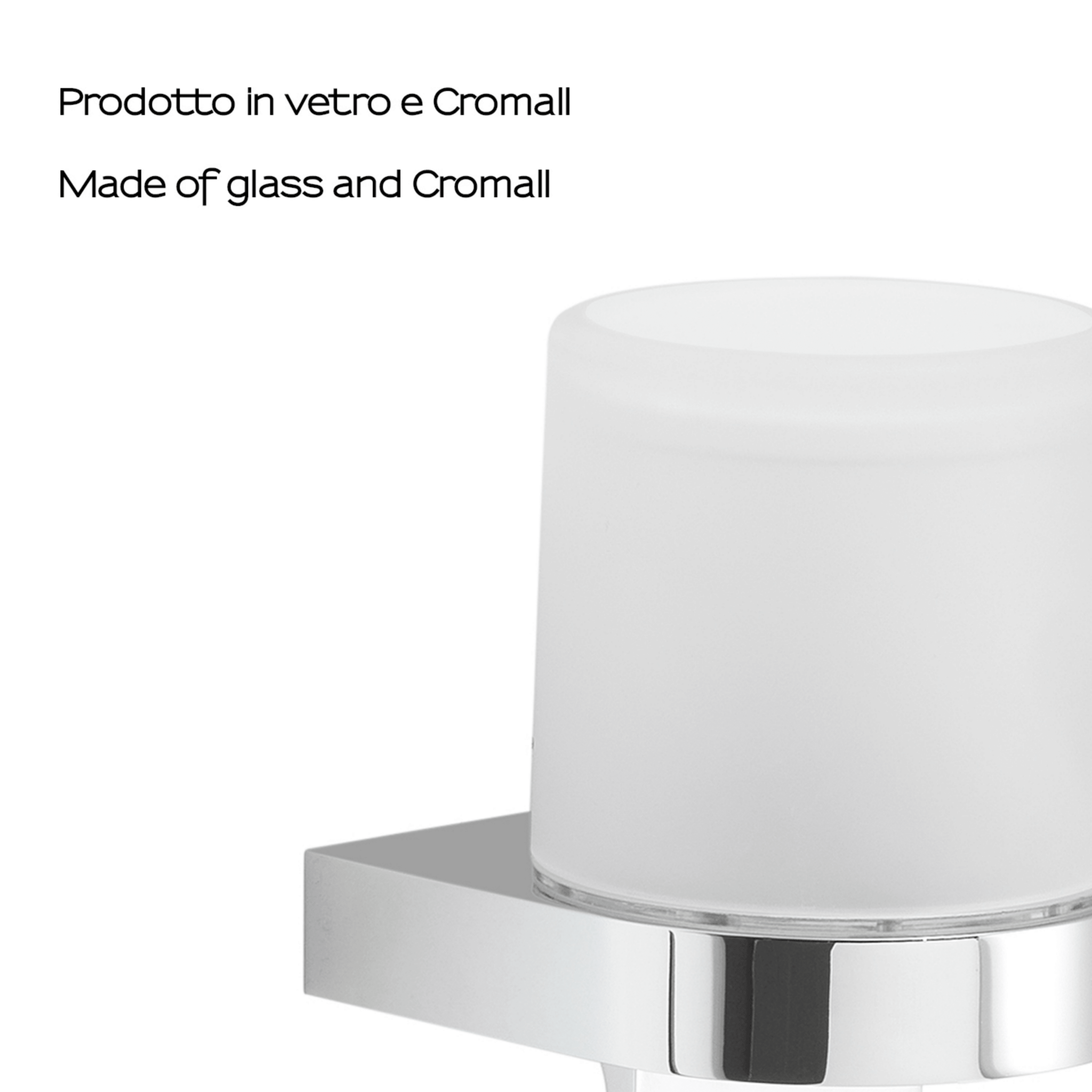 Dispenser Sapone a Parete 150 ML Gedy "Giava" Cromo Lucido - Dabicasa