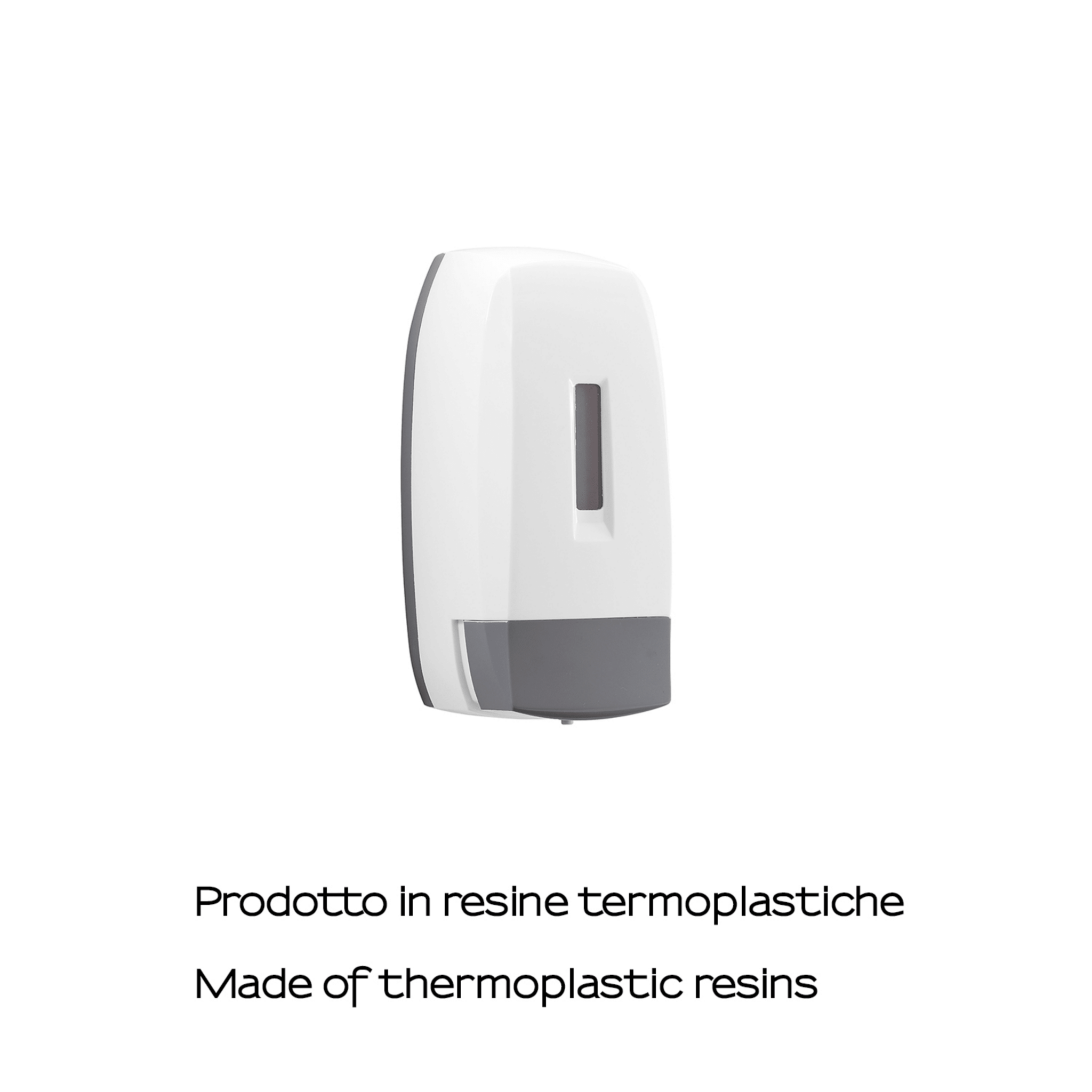 Dispenser Sapone a Parete 500 Ml Gedy "Touch" Bianco - Dabicasa