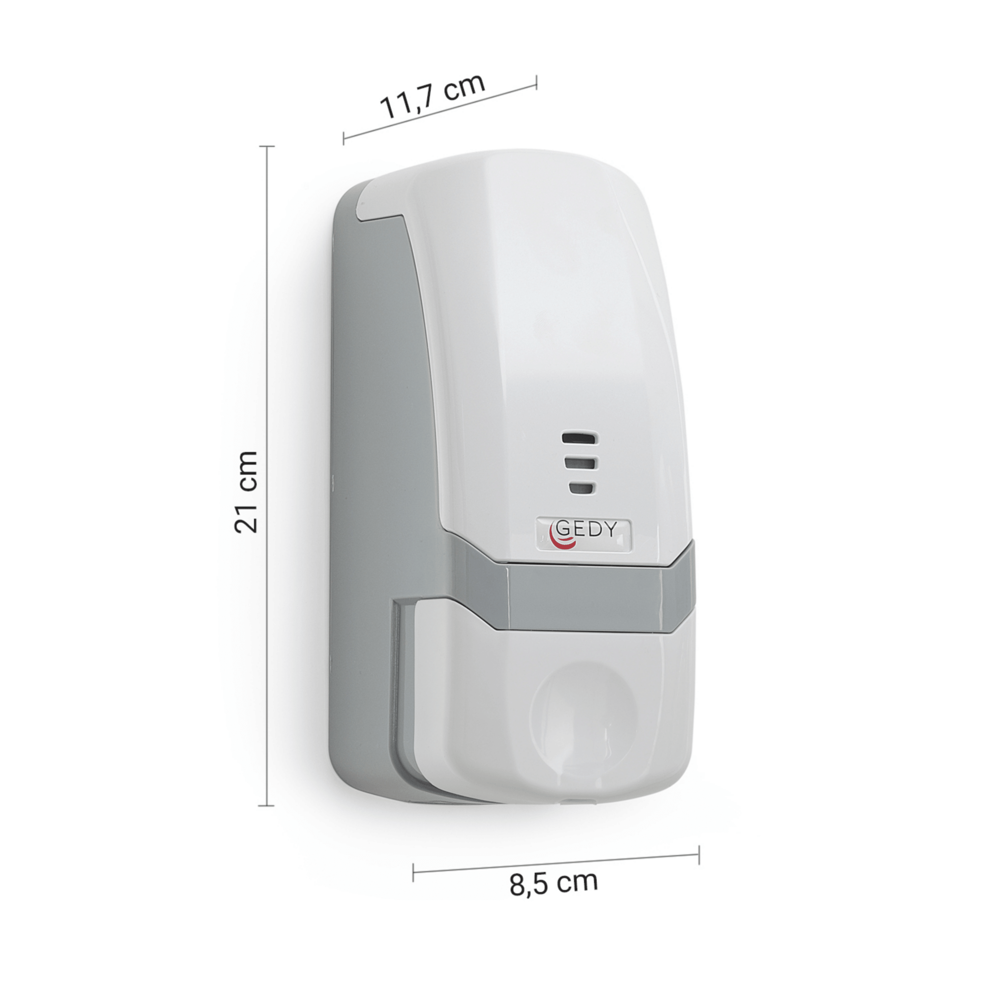 Dispenser Sapone In Schiuma a Parete 700 Ml Gedy "Shark" Bianco - Dabicasa
