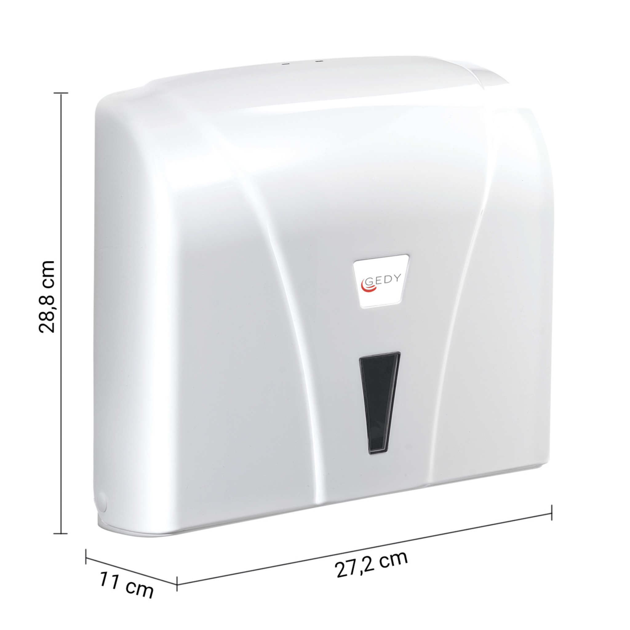 Distributore Di Salviette Di Carta Gedy Bianco - Dabicasa