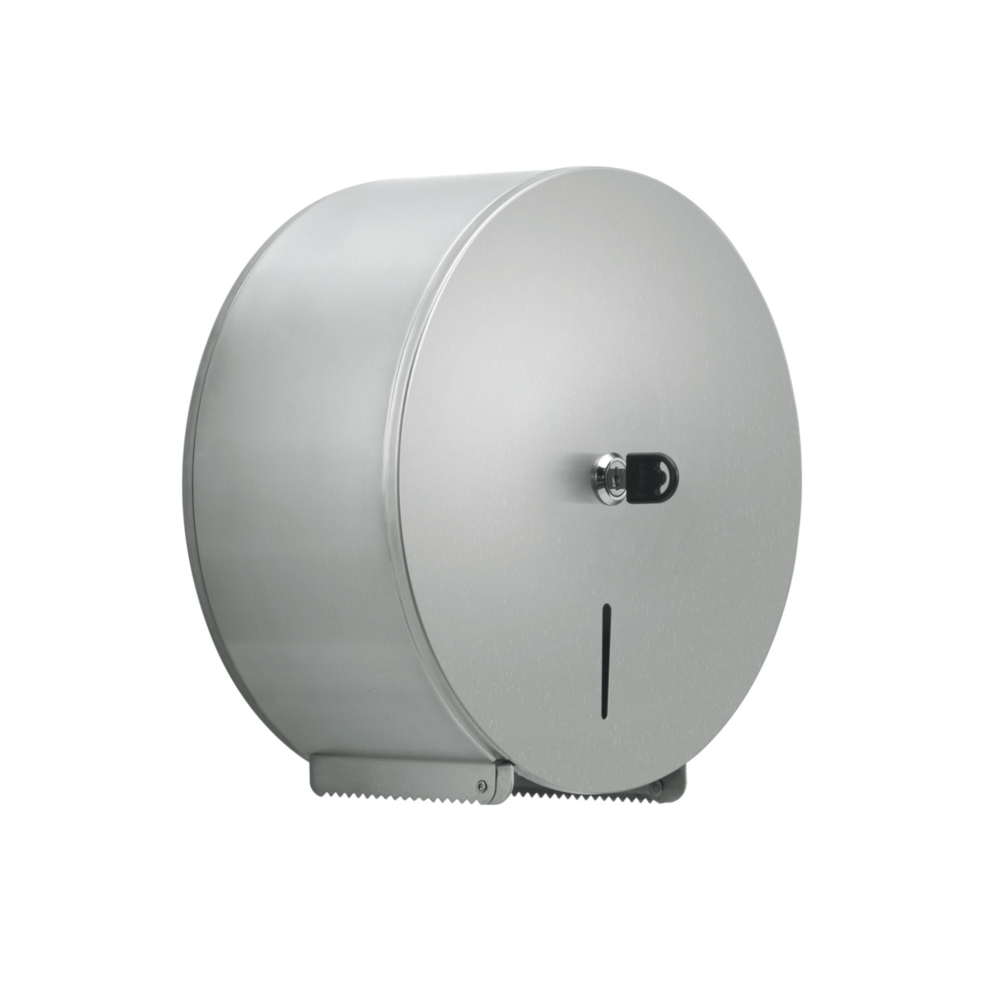 Distributore Per Rotolo Di Carta Igienica Max 26 Con Serratura Di Sicurezza Gedy "Elite" Inox Spazzolato - Dabicasa