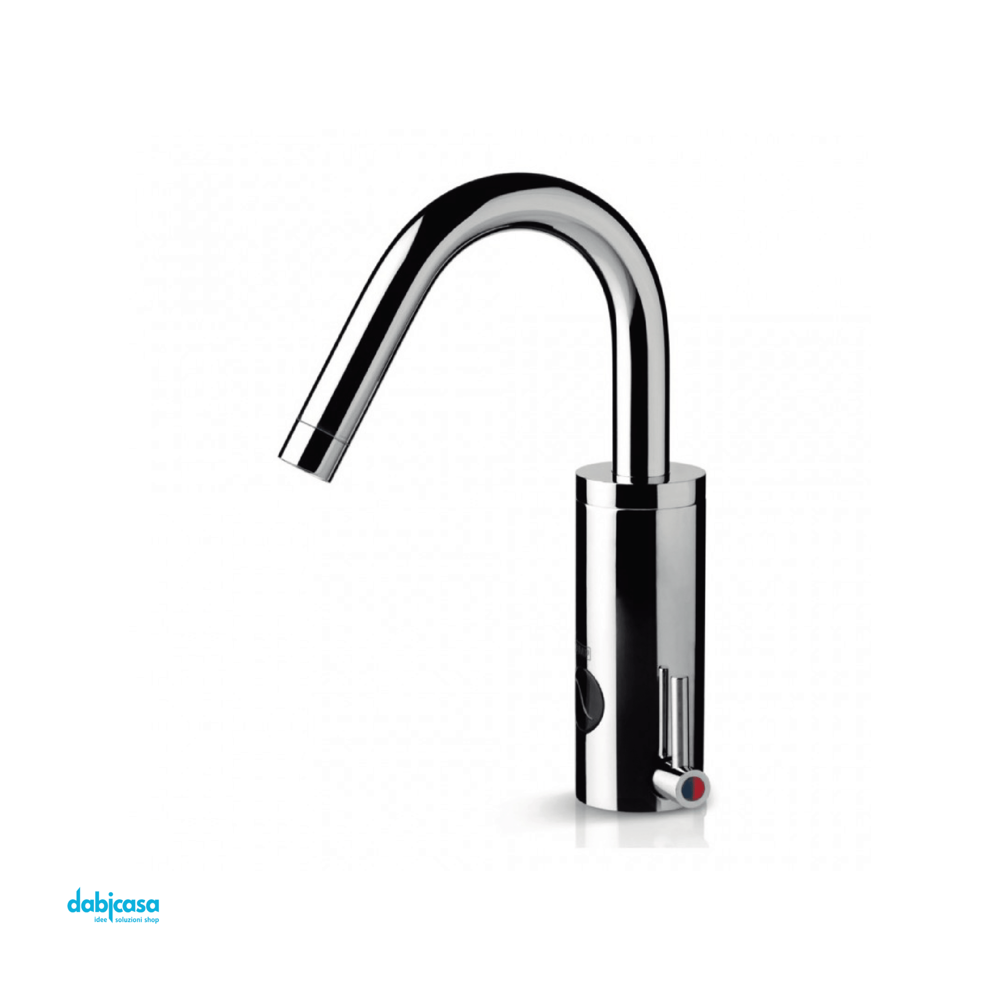 DMP Electronics "Arco Plus" Miscelatore a FotoCellula Per Lavabo C/Canna Alta Alimentazione a Corrente - Dabicasa