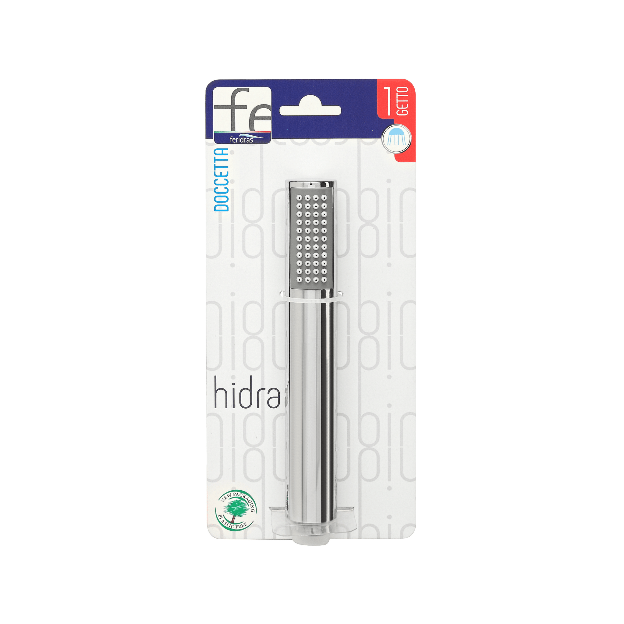 Doccetta Tonda Monofunzione "Hidra" Cromo Lucido - Dabicasa