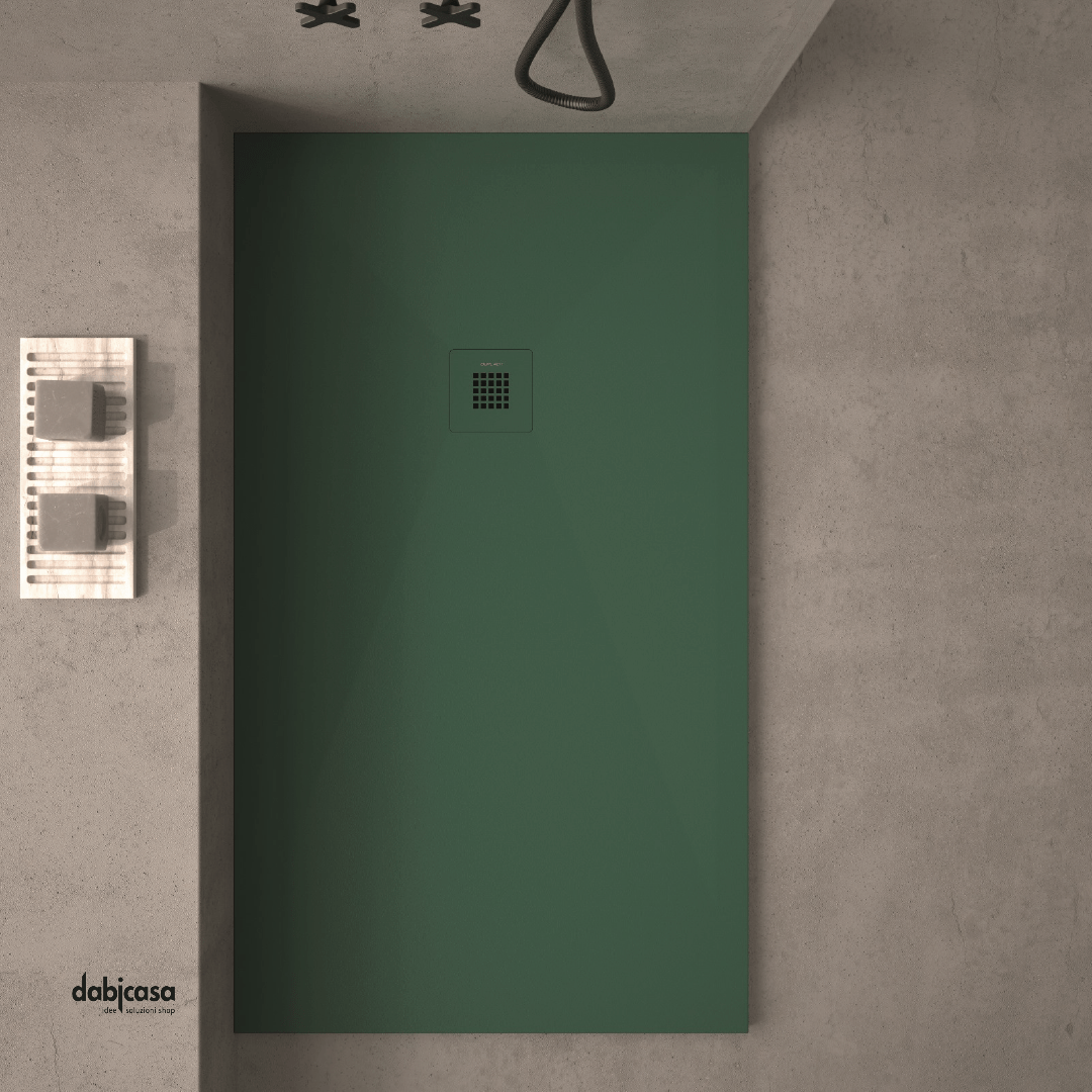 Duplach "Plus" Piatto Doccia Marmoresina Effetto Pietra Colore Taupe 70x200 H 3 - Dabicasa