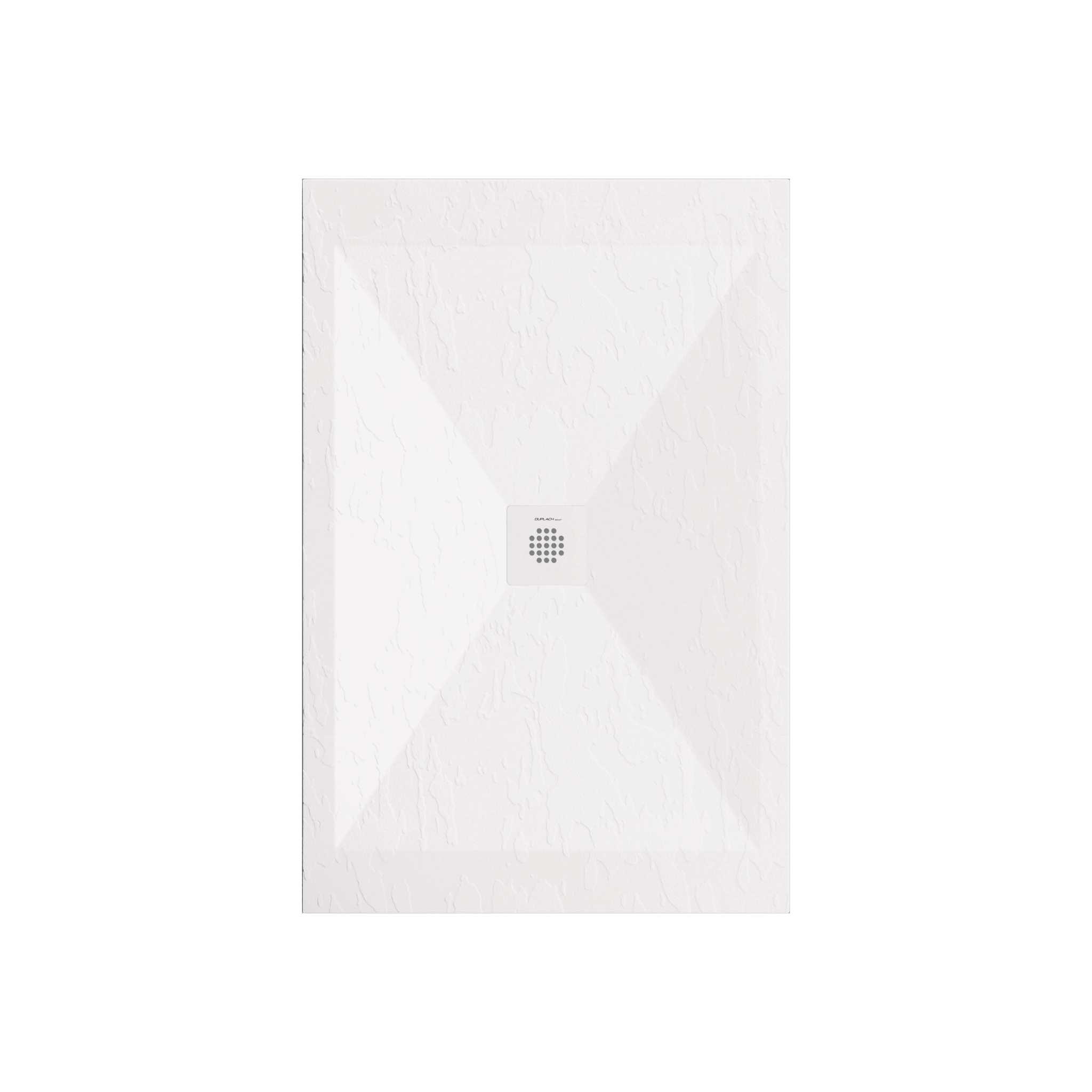 Duplach "Sorty" Piatto Doccia 80x200 In Marmoresina Effetto Pietra Bianco - Dabicasa