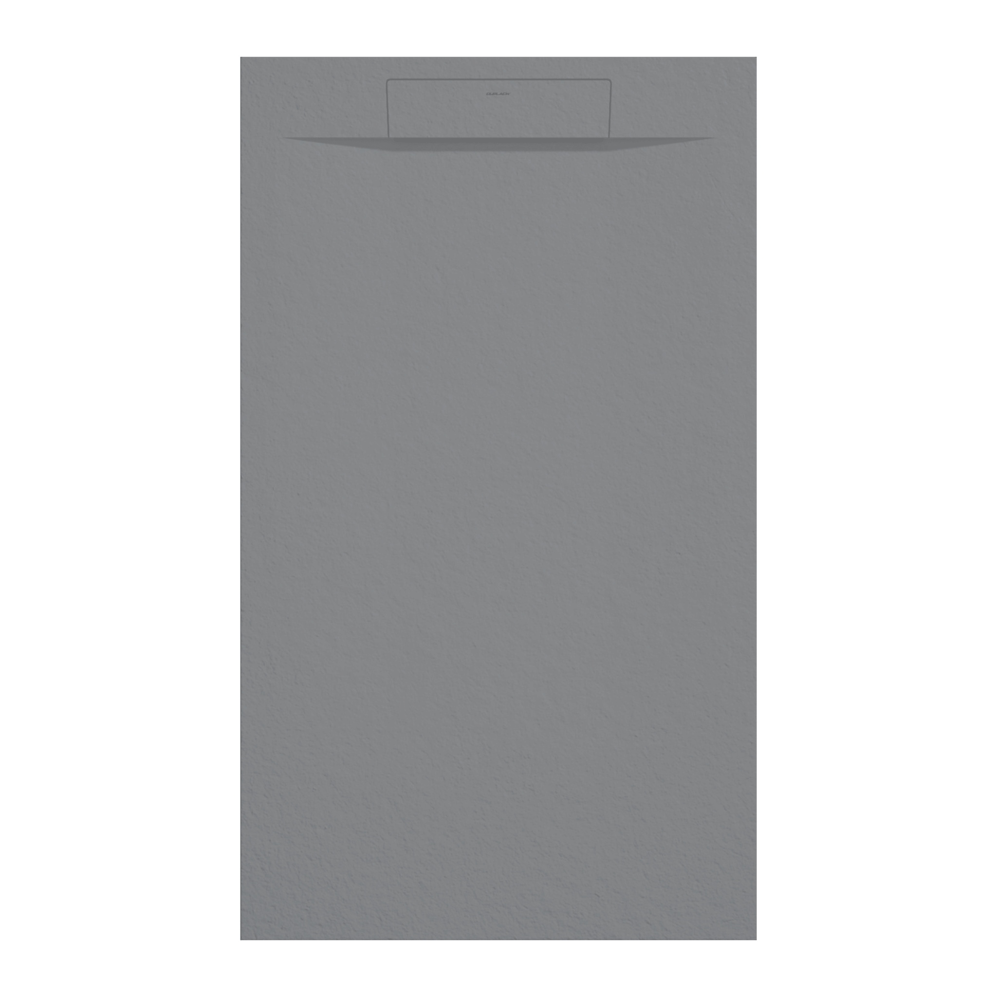 Duplach "Zeus" Piatto Doccia Marmoresina Effetto Pietra Colore Grigio Medio 70x180 H 3 Cm - Dabicasa