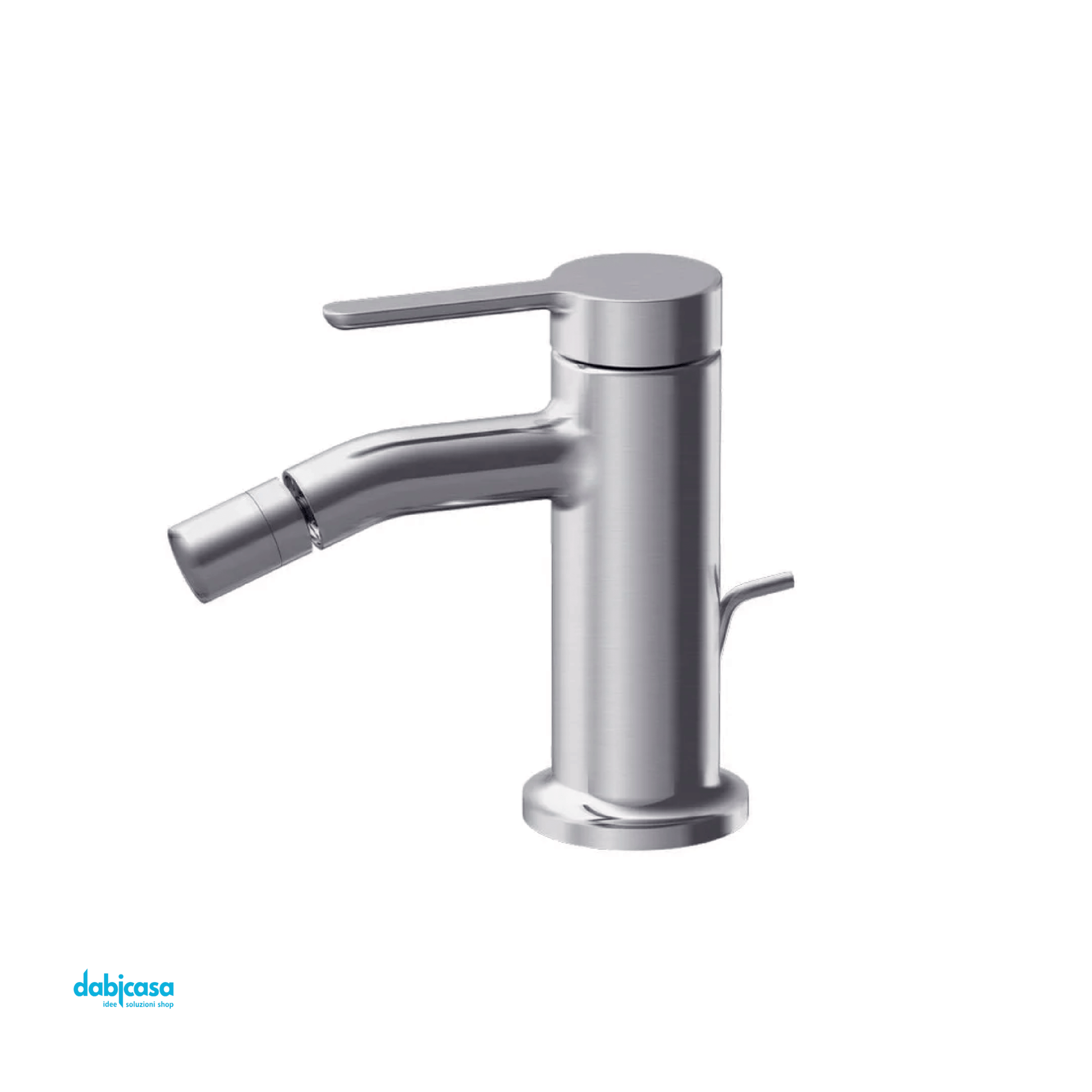 Fima Frattini Miscelatore Bidet "Snap" C/Scarico Automatico Finitura Nickel Spazzolato - Dabicasa