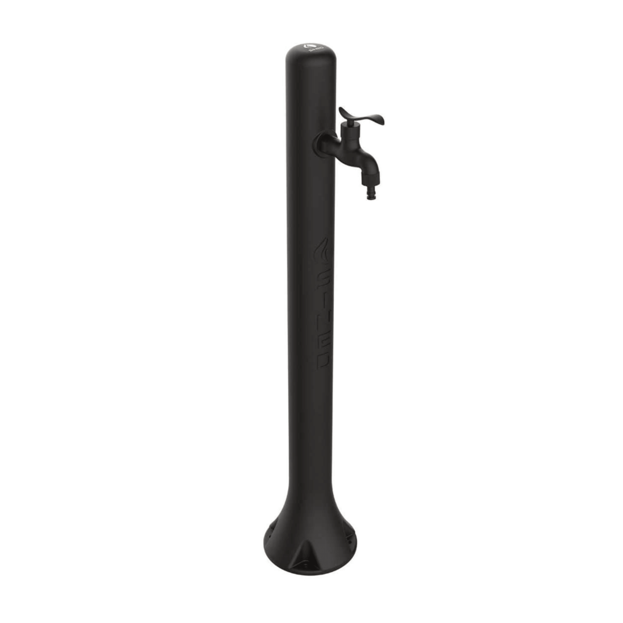 Fontana Per Esterno Con Pistola a Spruzzo e Supporto Metallico Sined "Acqua Pro" Nero - Dabicasa